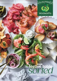 Preview of Woolworths Christmas Inspiration Guide - valid from 26.11.2025