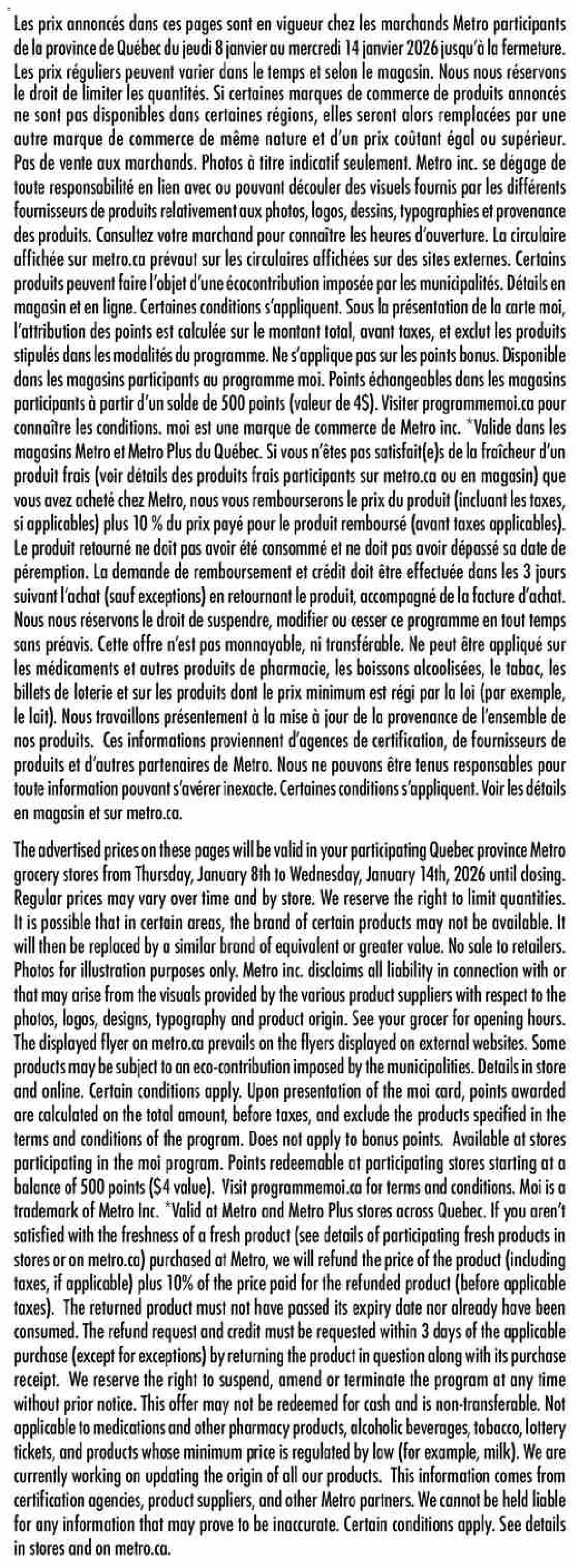 Metro flyer valid from 08.01.2026 | Page: 20