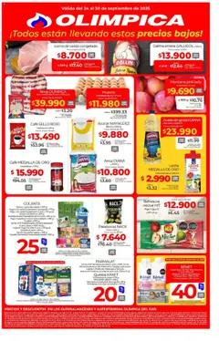 Olímpica - Precios bajos -  Vista previa de la revista de la tienda Olímpica valido desde el 24.09.2025
