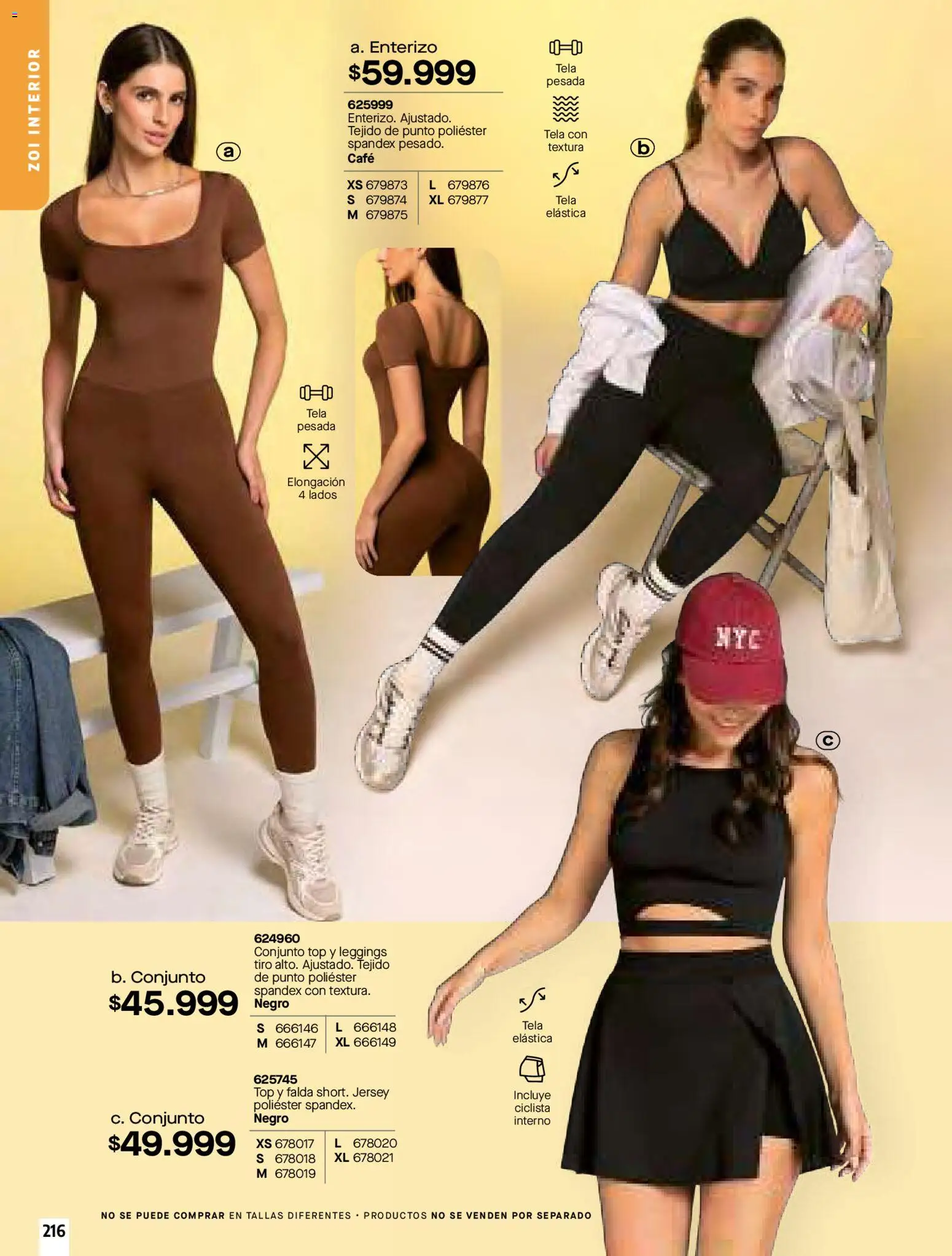 Pacifika revista - valida desde el 01.04.2026 | Página: 216 | Productos: Falda, Top, Conjunto, Enterizo