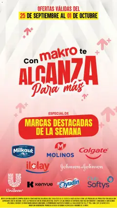 Vista previa Makro ofertas válido desde el 25.09.2025