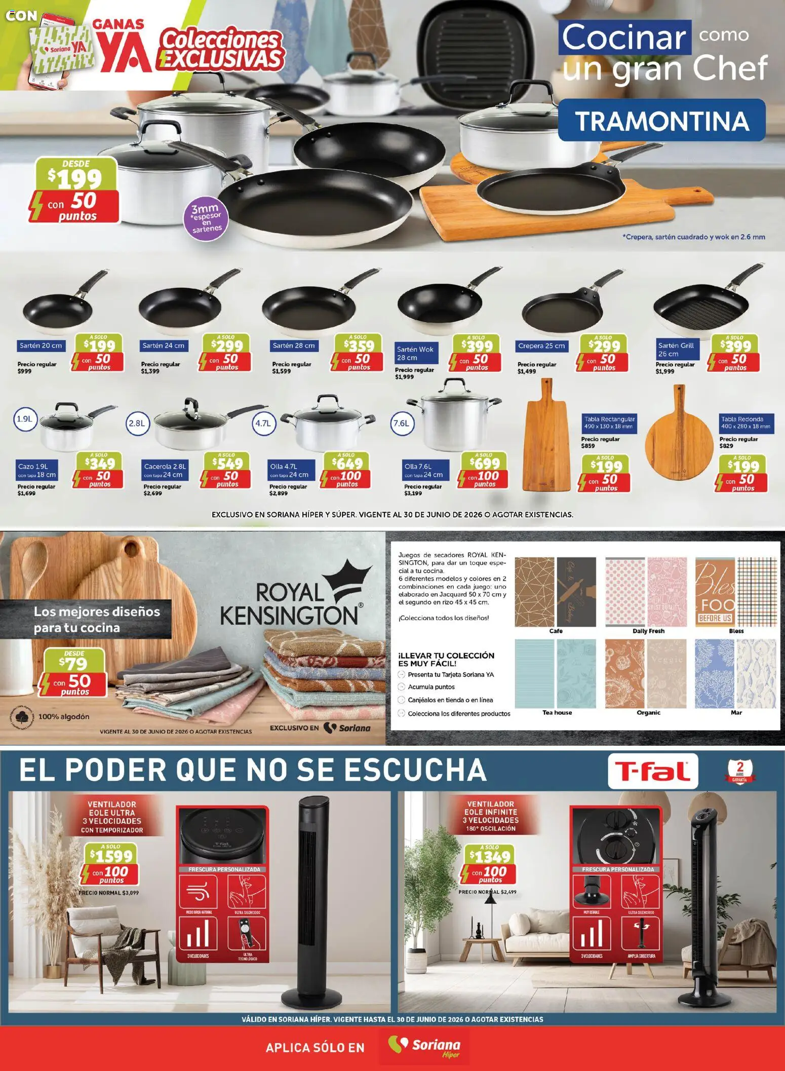 Nuevas ofertas de Soriana válidas en toda la República Mexicana desde el 15.04.2026. ¡Encuentra las mejores ofertas en Soriana Hogar Dulce Hogar Híper Nacional! | Página: 38 | Productos: Ventilador, Café, Juego, Algodón