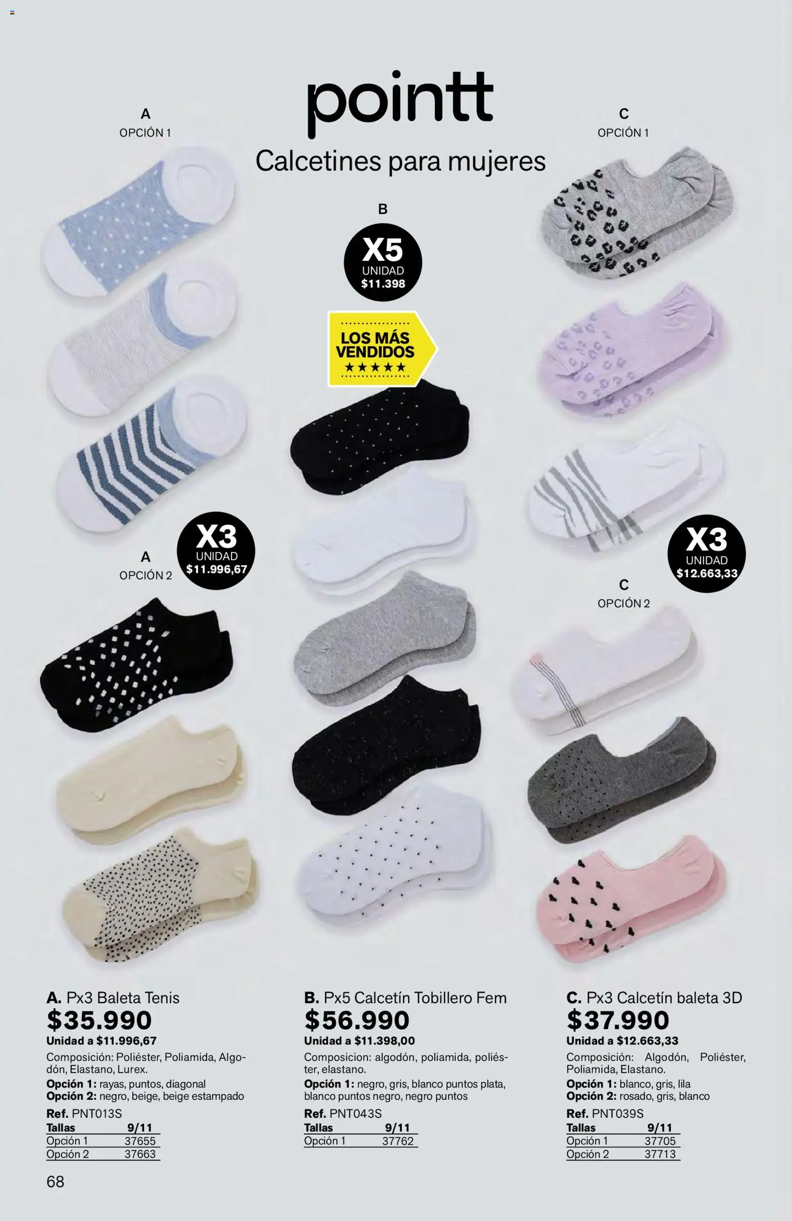 Leonisa revista - valida desde el 16.03.2026 | Página: 68 | Productos: Baleta, Tenis