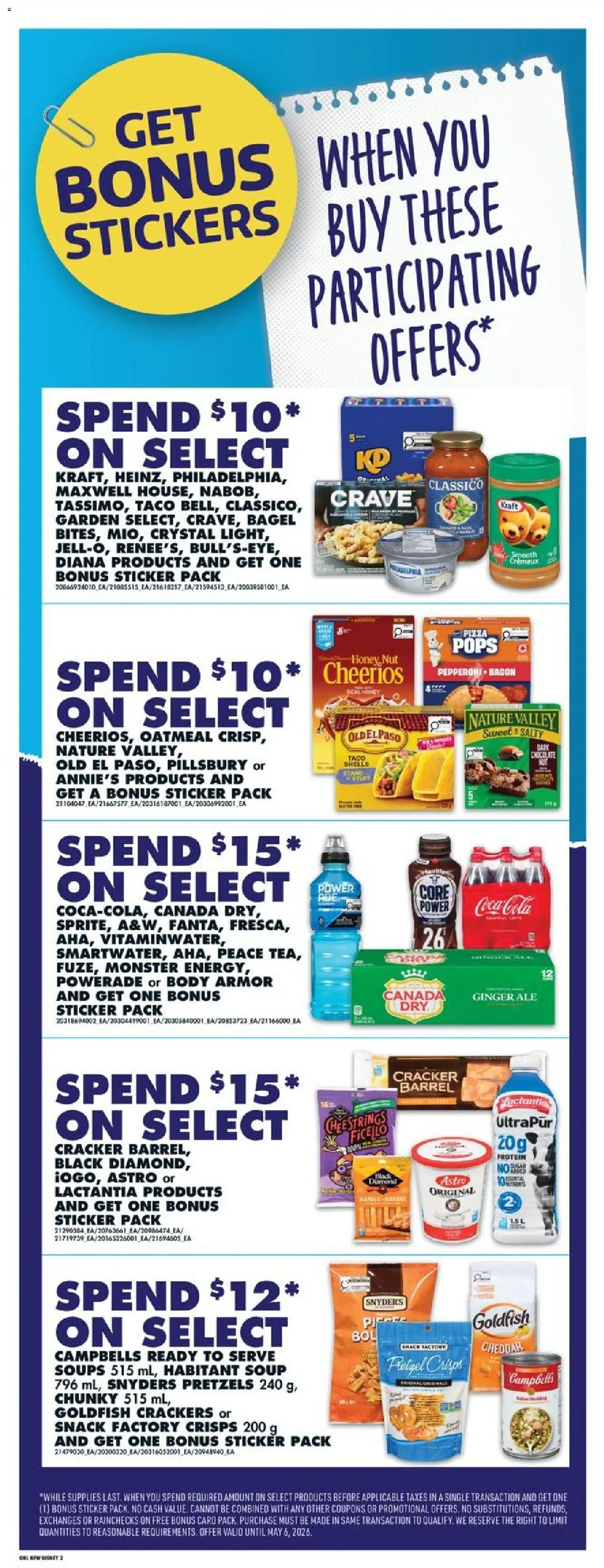 No Frills flyer valid from 23.04.2026 | Page: 10 | Products: Tea, Chocolate, Pizza