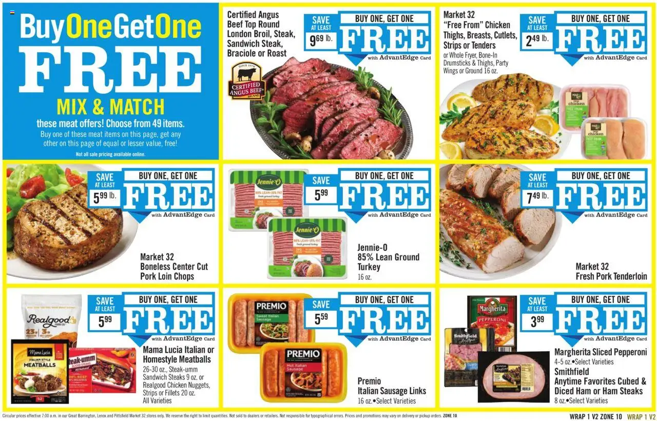 Price Chopper Weekly Ad - valid from 28.09.2025 | Page: 13 | Products: Ham, Pork, Beef, Sausage