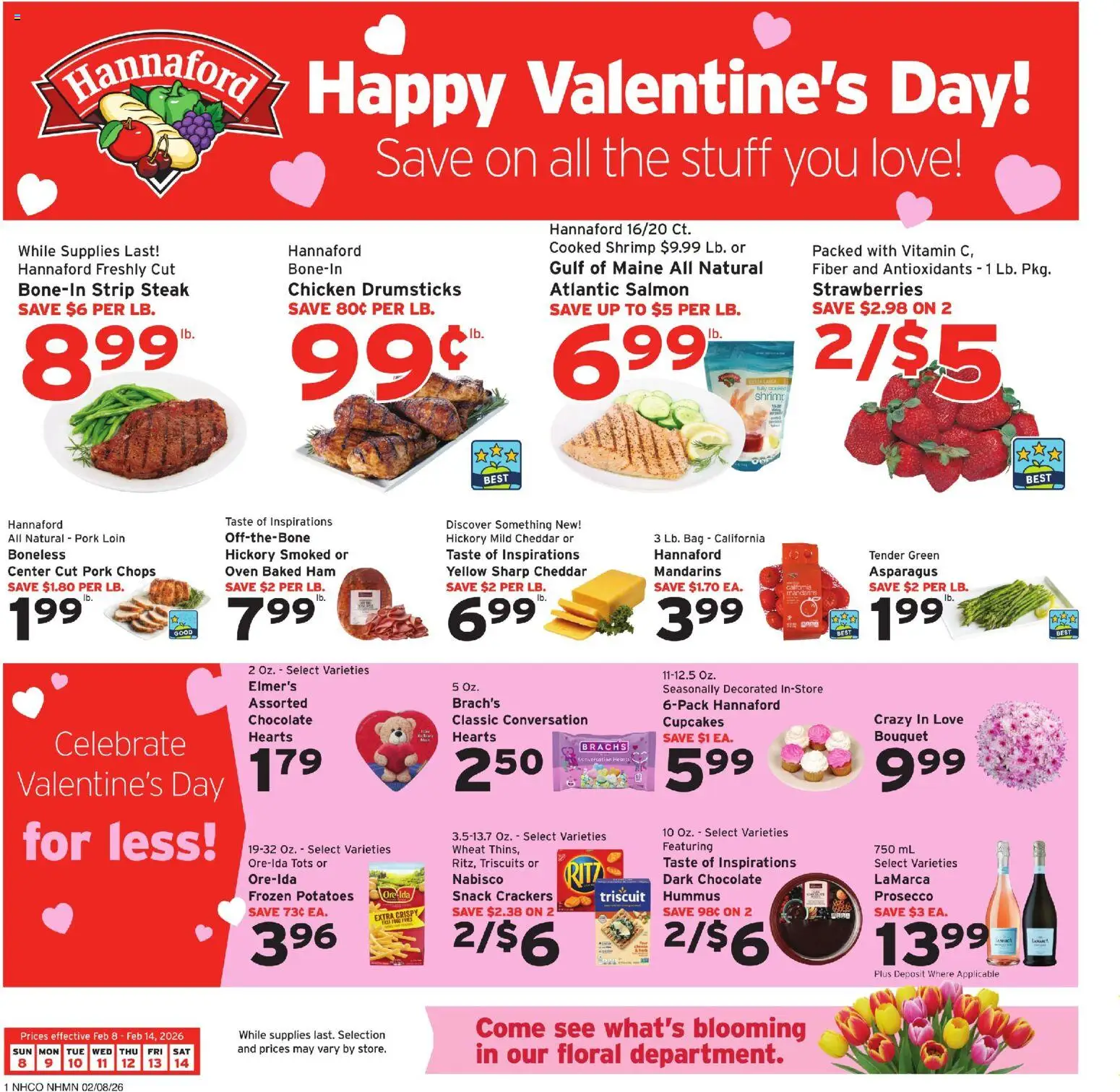 Hannaford Weekly Ad - valid from 08.02.2026 | Page: 1