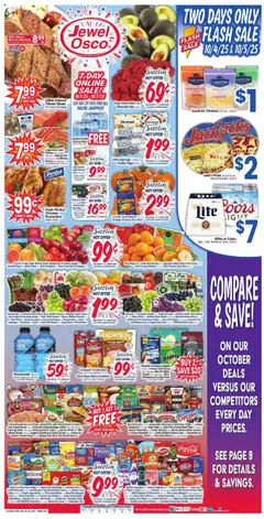 Preview of Jewel Osco weekly ads valid from 01.10.2025