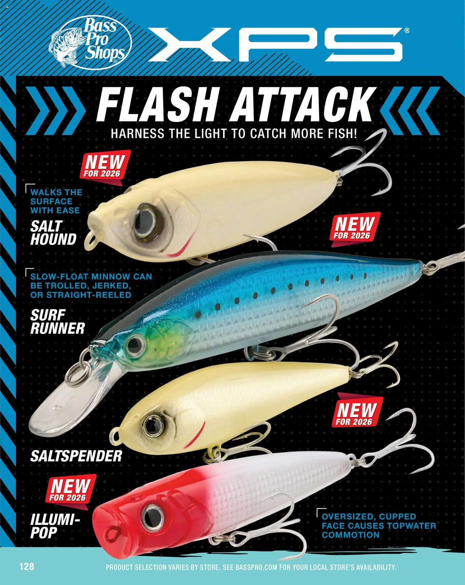 Cabela's Saltwater Specialist 26 - valid from 15.12.2025 | Page: 128 | Products: Fish, Salt