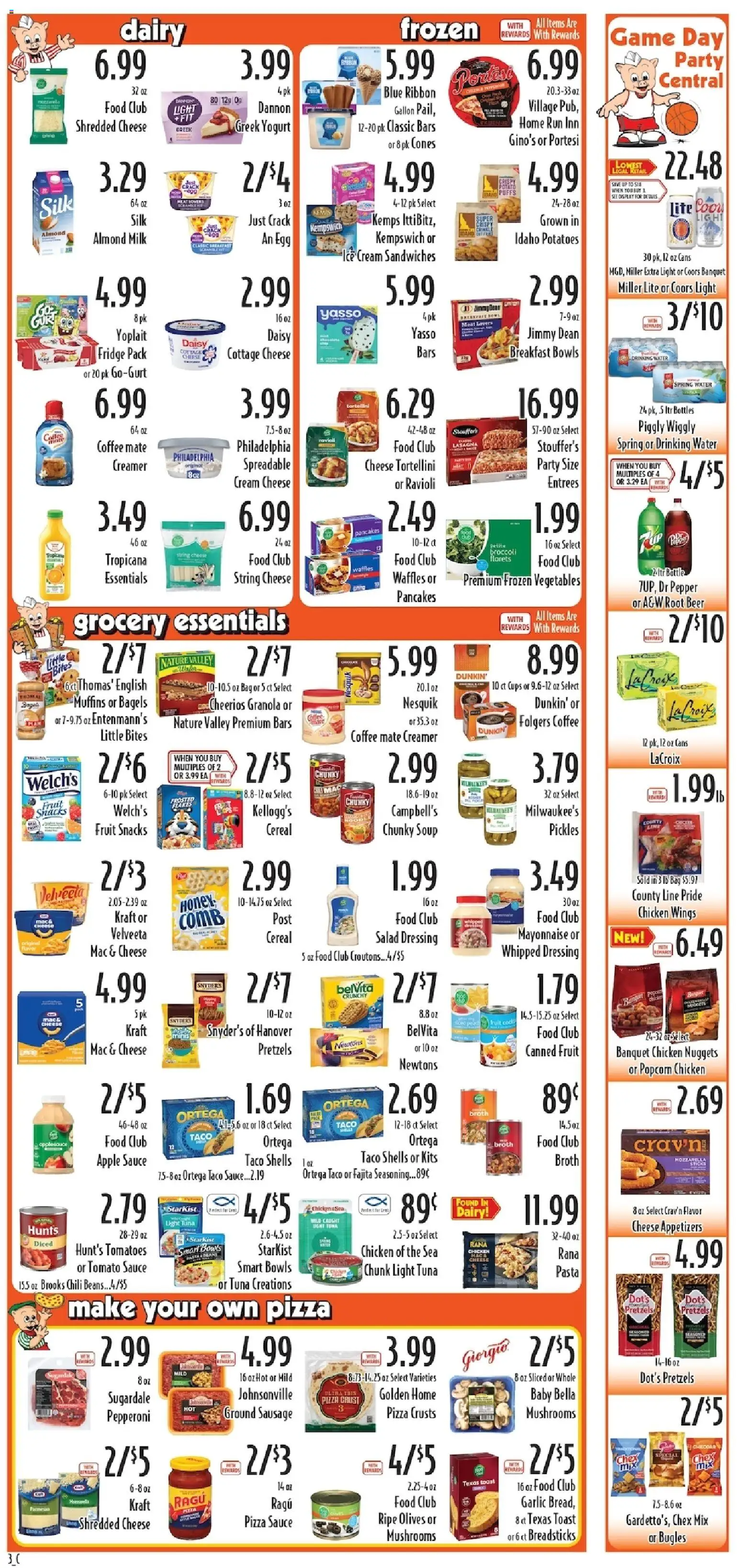Piggly Wiggly Weekly Ad - valid from 18.03.2026 | Page: 5 | Products: Mushrooms, Coffee, Pepper, Game