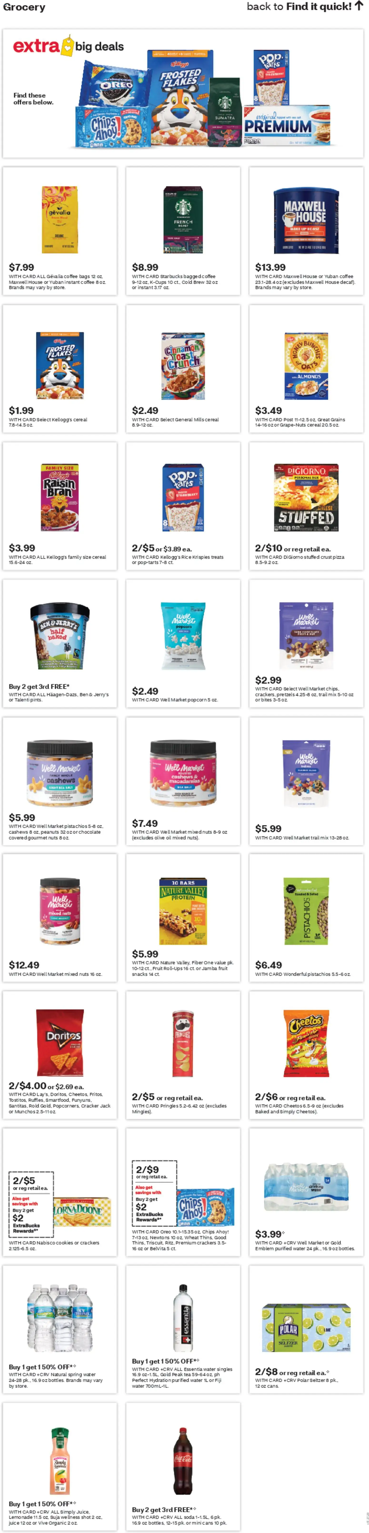 CVS Pharmacy Weekly Ad - valid from 22.03.2026 | Page: 17 | Products: Oil, Pizza, Flakes, Water