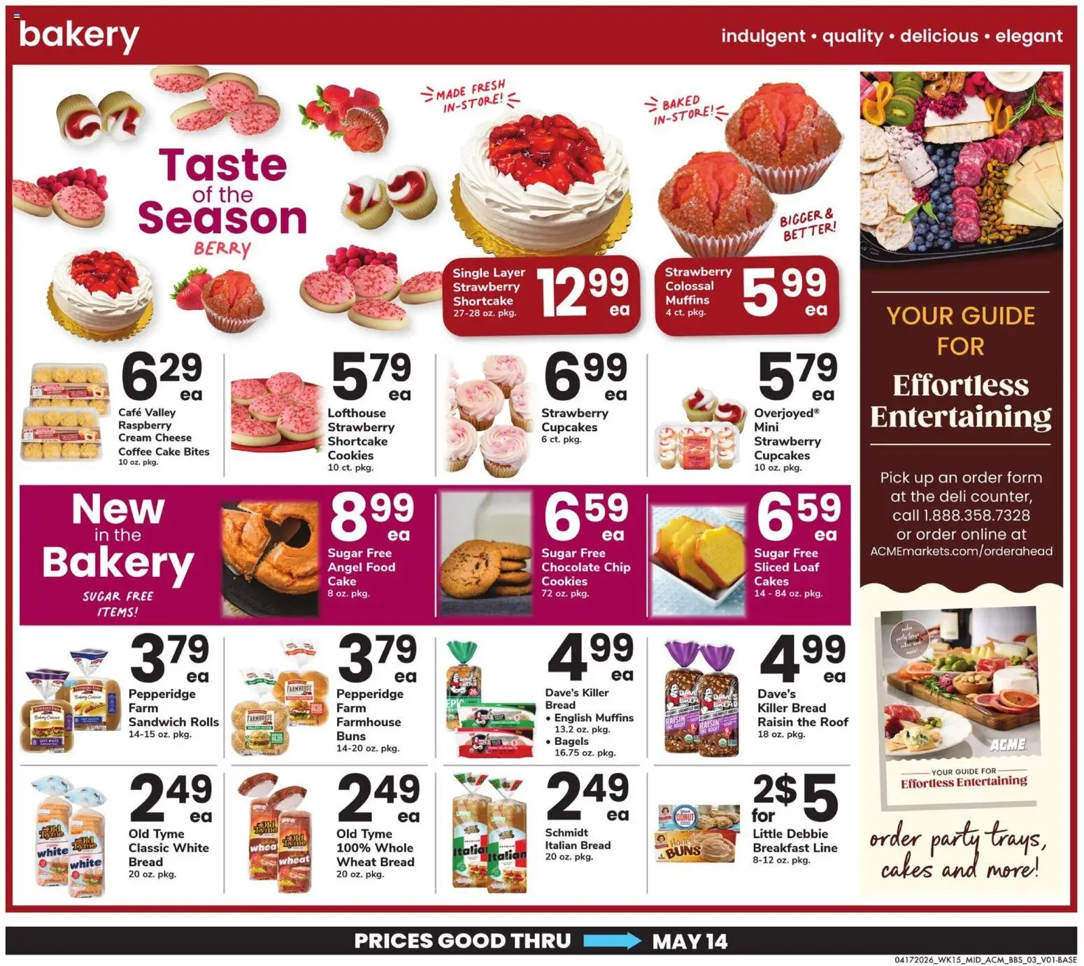 Acme Big Book of Savings - valid from 17.04.2026 | Page: 3 | Products: Bakery, Chocolate, Cookies, Raspberry