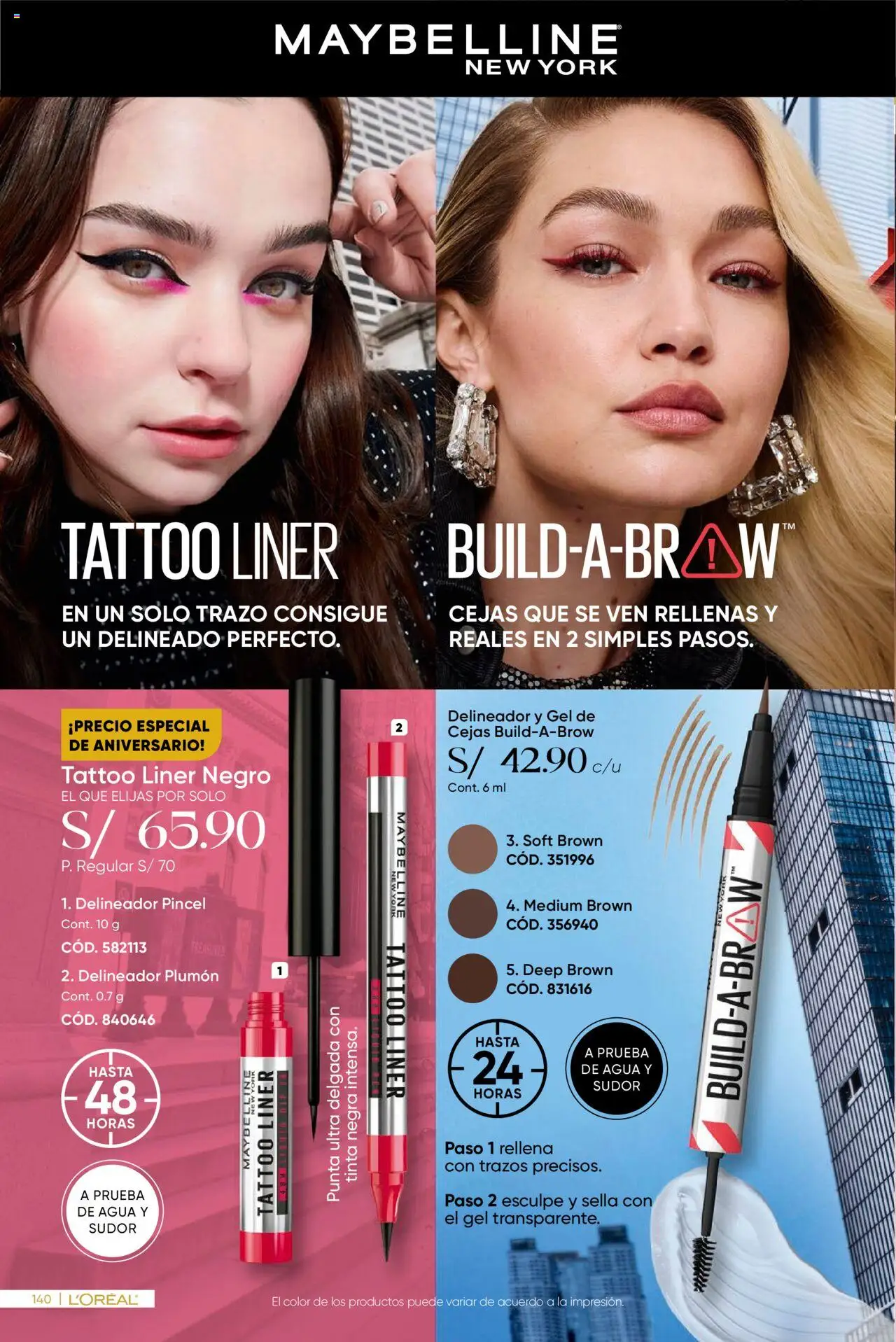 Catálogo Azzorti válido desde 15.09.2025 | Página: 144 | Productos: Delineador, Pincel