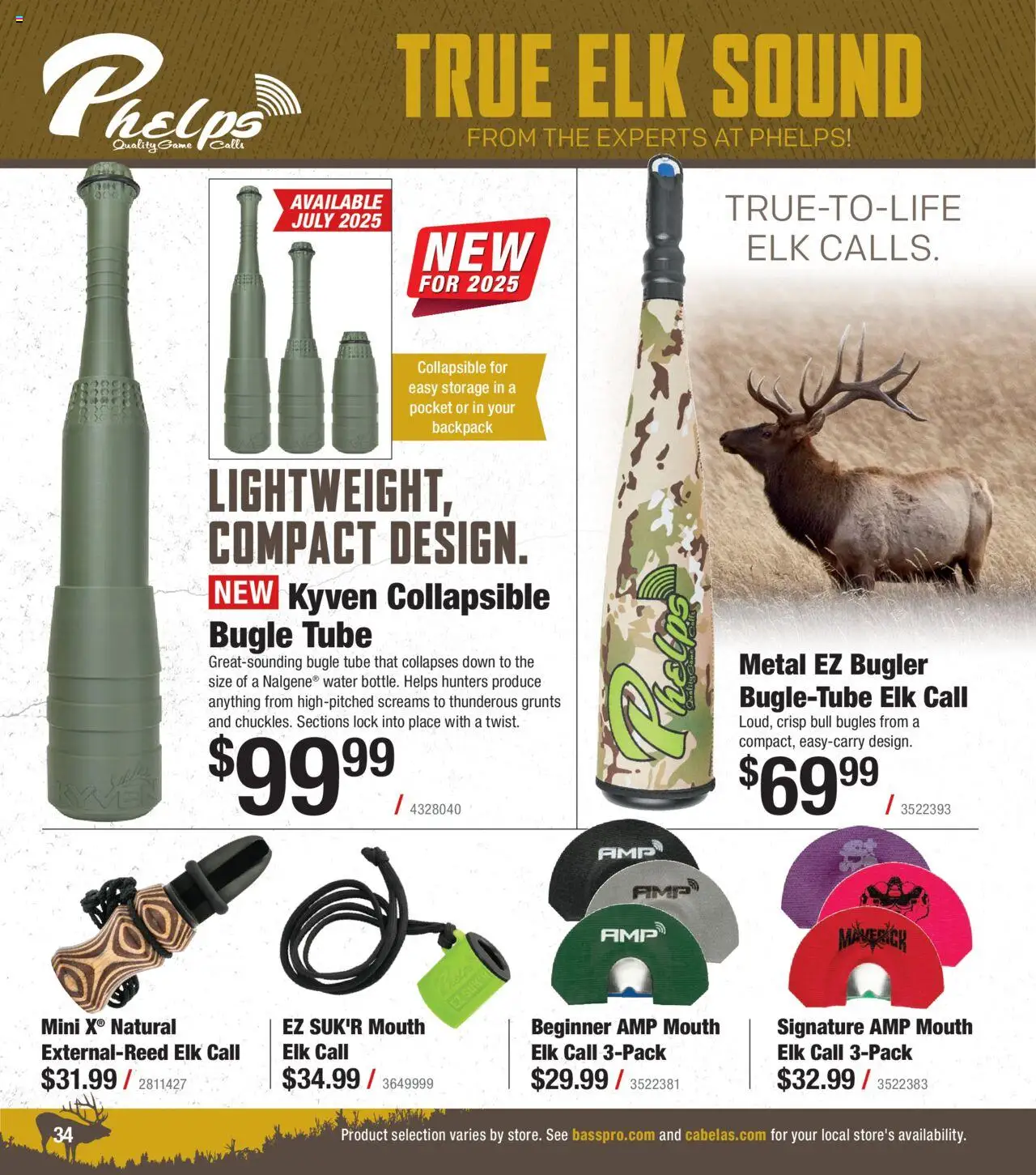Cabela's Big Game Hunting 25 - valid from 12.06.2025 | Page: 34 | Products: Water, Backpack, Game