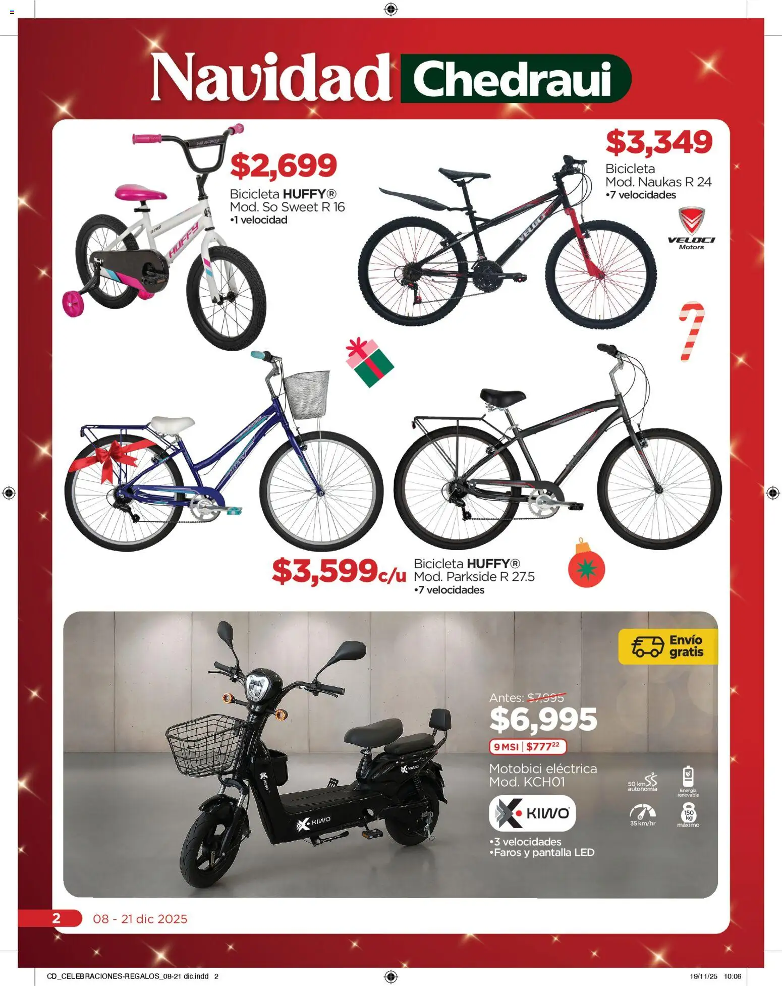 Nuevas ofertas de Chedraui válidas en toda la República Mexicana desde el 08.12.2025. ¡Encuentra las mejores ofertas en Chedraui folleto Navidad! | Página: 2