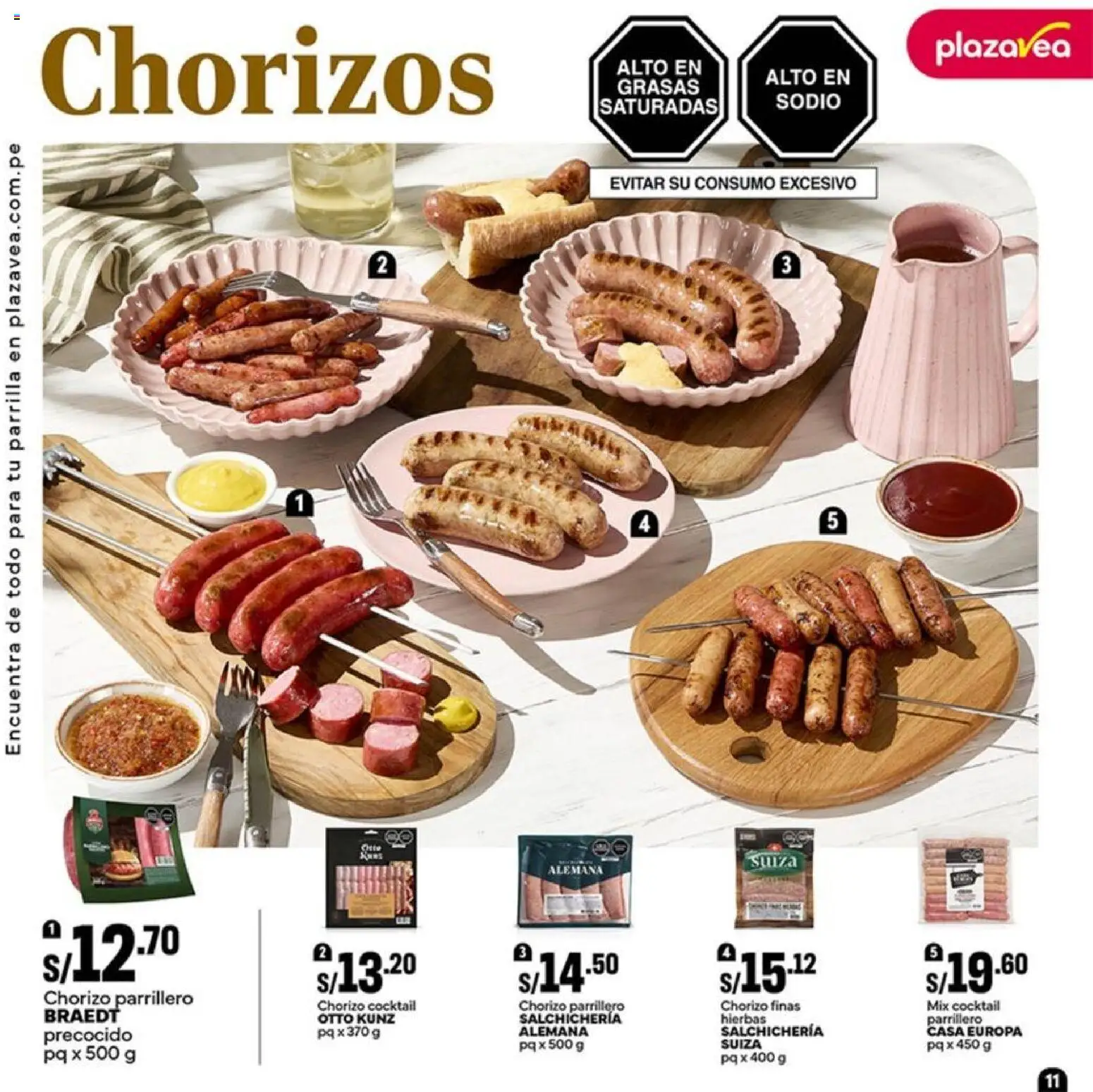Catálogo Plaza Vea válido desde 16.01.2026 | Página: 11 | Productos: Parrilla