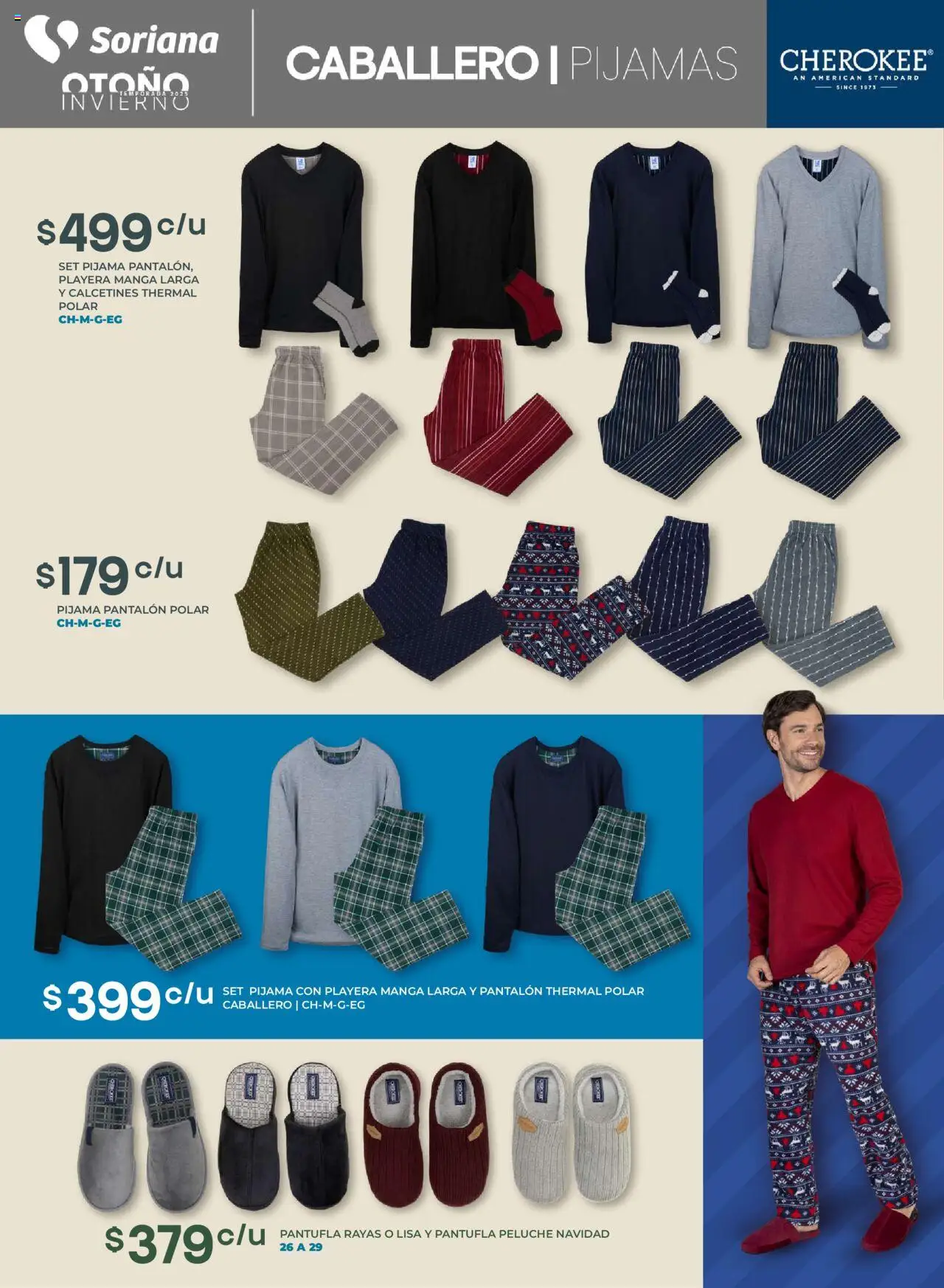 Nuevas ofertas de Soriana válidas en toda la República Mexicana desde el 25.09.2025. ¡Encuentra las mejores ofertas en Soriana - Catálogo Híper Otoño Invierno 2025! | Página: 28 | Productos: Pijama, Manga, Playera