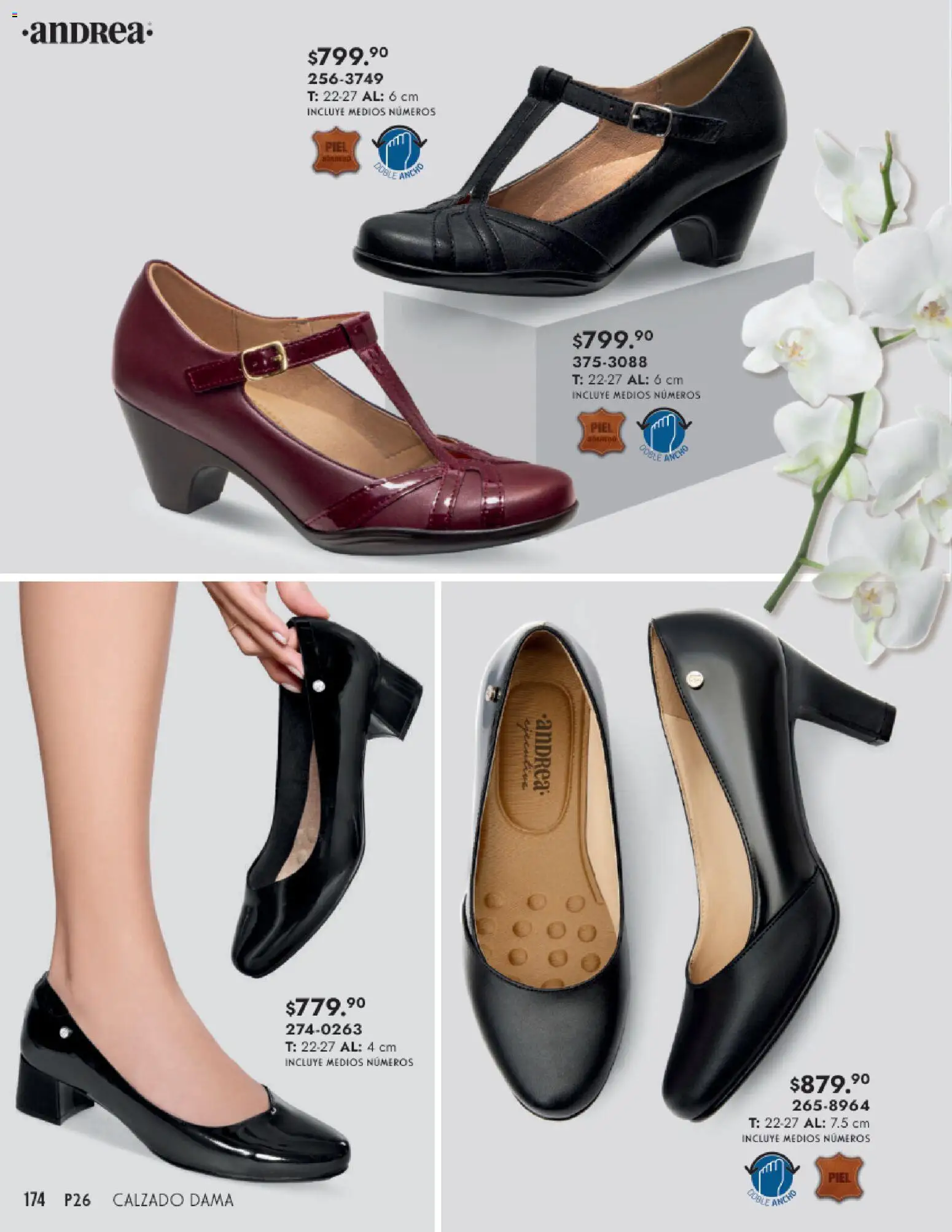 Nuevas ofertas de Andrea válidas en toda la República Mexicana desde el 25.01.2026. ¡Encuentra las mejores ofertas en Andrea catálogo Calzado Dama! | Página: 174