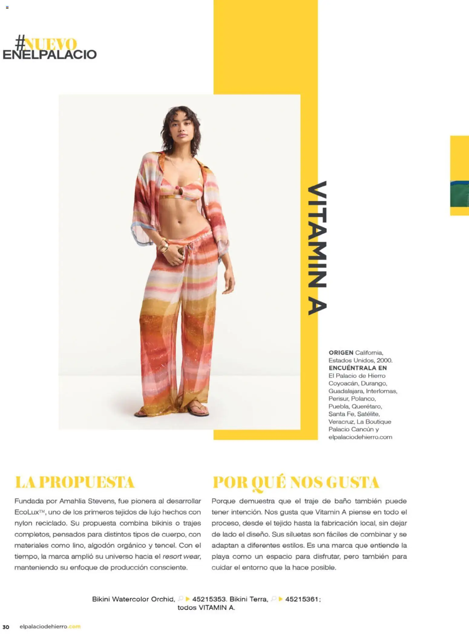 Nuevas ofertas de Palacio De Hierro válidas en toda la República Mexicana desde el 01.04.2026. ¡Encuentra las mejores ofertas en Palacio De Hierro catálogo! | Página: 32 | Productos: Traje, Algodón, Bikini, Baño