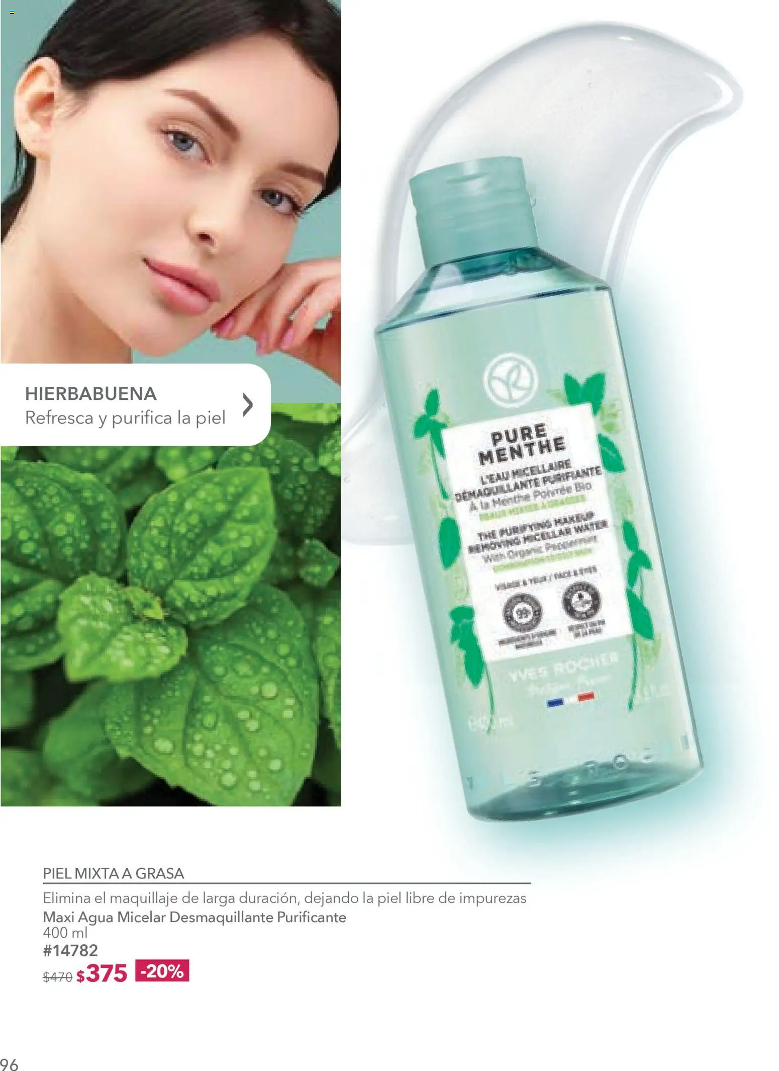 Nuevas ofertas de Yves Rocher válidas en toda la República Mexicana desde el 10.02.2026. ¡Encuentra las mejores ofertas en Yves Rocher campaña 3 2026! | Página: 94 | Productos: Agua, Desmaquillante, Maquillaje, Agua micelar