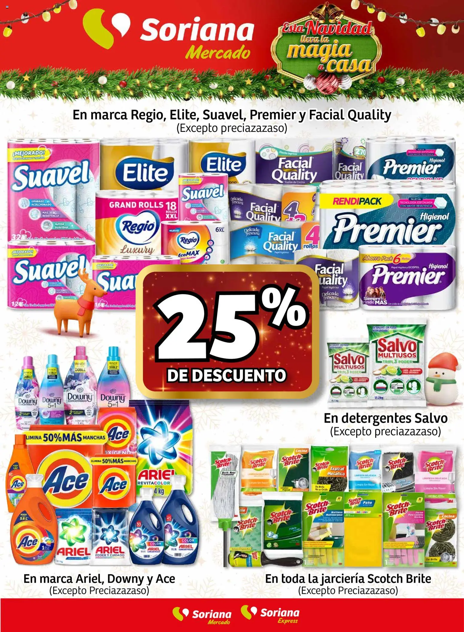 Nuevas ofertas de Soriana válidas en toda la República Mexicana desde el 28.11.2025. ¡Encuentra las mejores ofertas en Soriana - Fin de Semana Mercado: Coah, Chih y Dur! | Página: 4 | Productos: Cocina