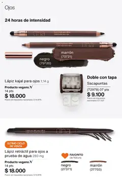 Catálogo Natura Ciclo 13 │ válido desde el 11.09.2025 | Página: 148 | Productos: Sacapuntas, Agua