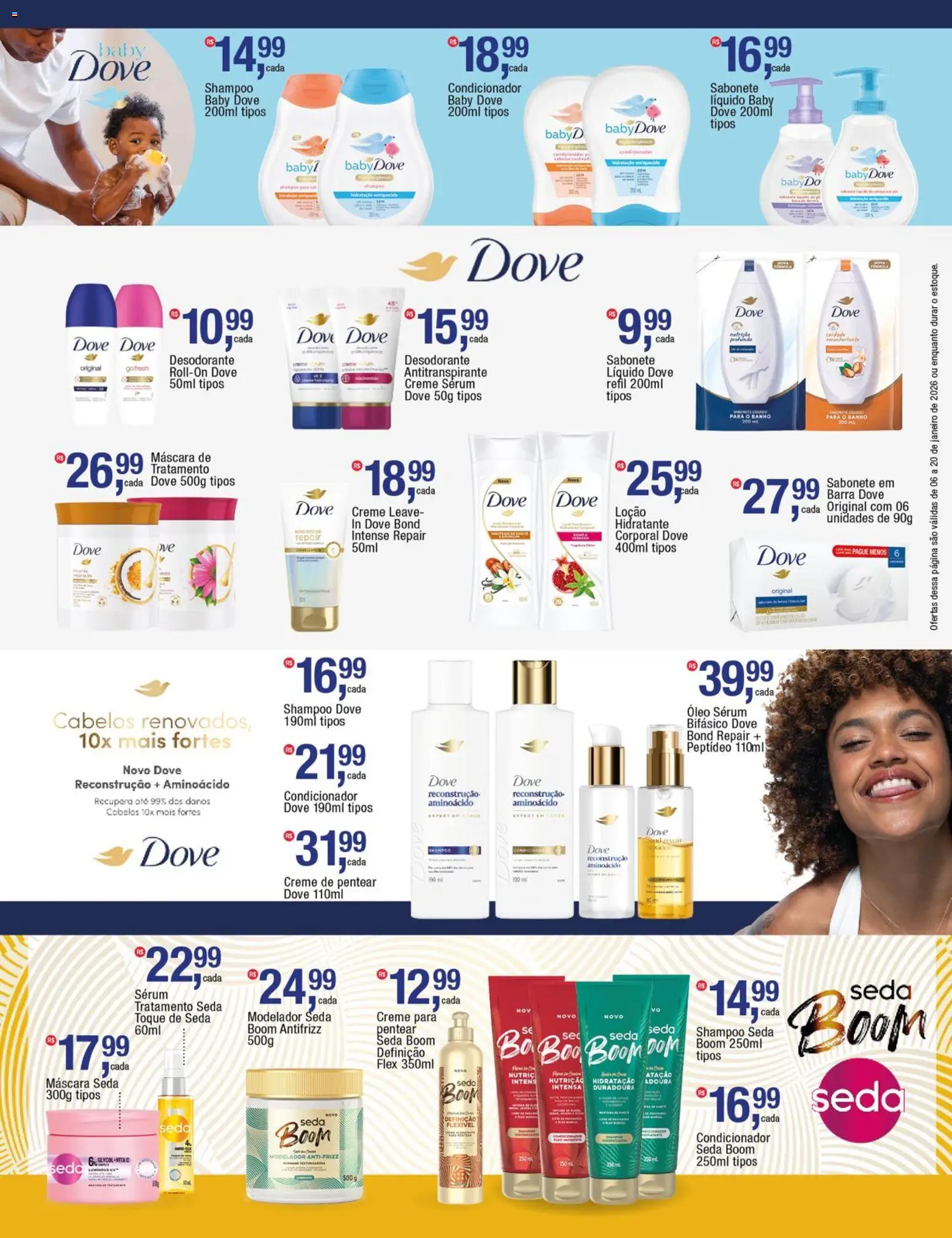 Frangolândia Folheto - válido de 06.01.2026 | Página: 1 | Produtos: Shampoo, Condicionador, Óleo, Creme