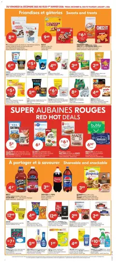 Preview of NUTELLA B-READY (5), NUTELLA B-READY (5) KIND HEALTHY GRAINS (5) ou/or Barres déjeuner/Breakfast (4) Snack Bars Produits sélectionnés/Selected Types from shop Pharmaprix valid from 26.12.2025 | Page: 5