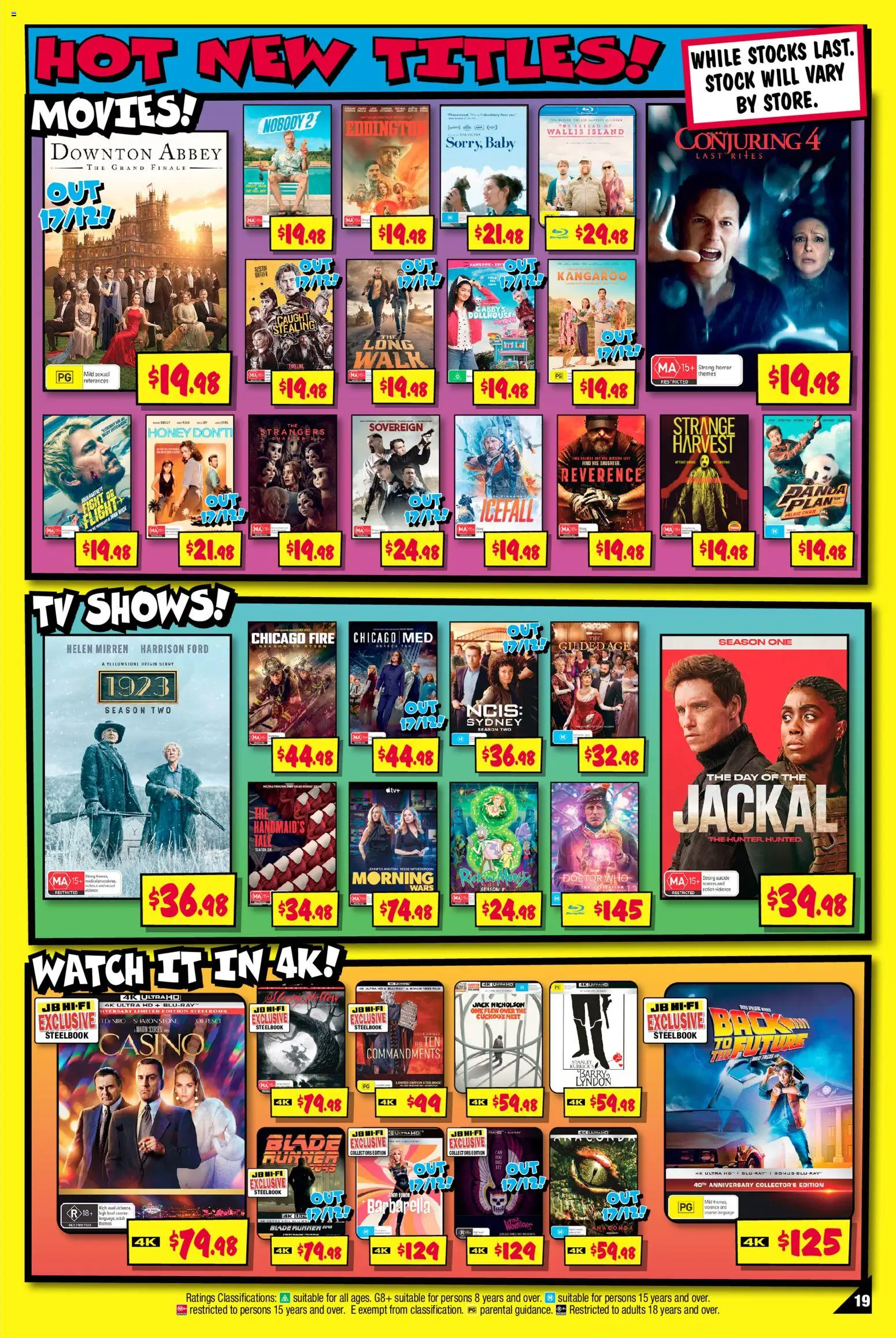 JB Hi-Fi catalogue - valid from 11.12.2025 | Page: 19 | Products: Honey, Watch, Tv