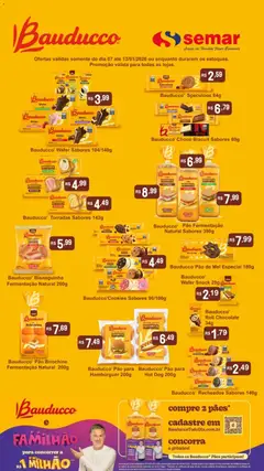 Semar Supermercado - Ofertas Bauducco - Pré-Visualização do folheto da loja Semar Supermercado, válido de 07.01.2026