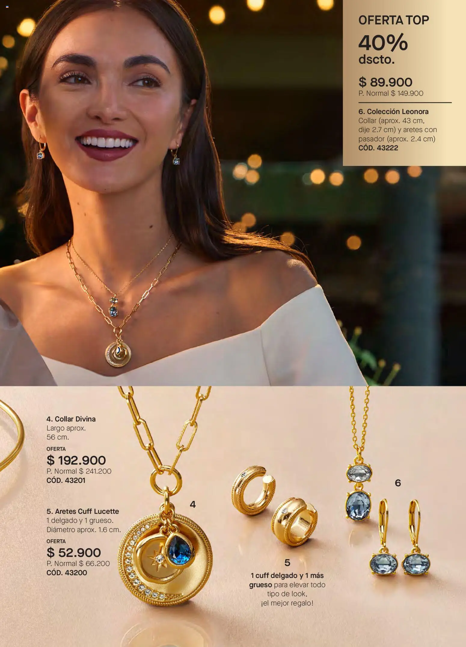 Yanbal revista - valida desde el 08.11.2025 | Página: 37 | Productos: Aretes, Top, Collar, Dije