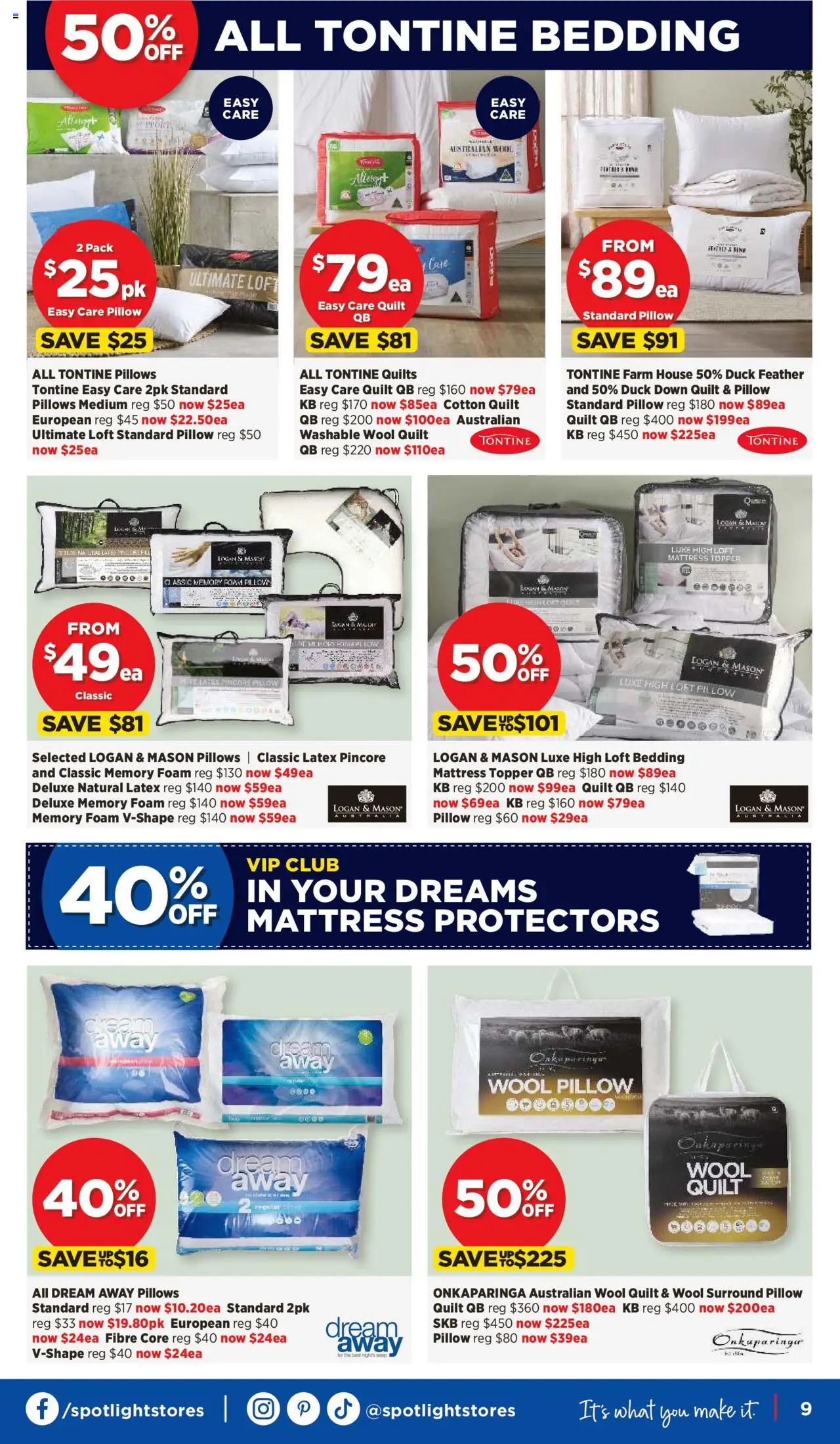 Spotlight catalogue - valid from 04.06.2025 | Page: 9 | Products: Duck, Mattress, Pillow