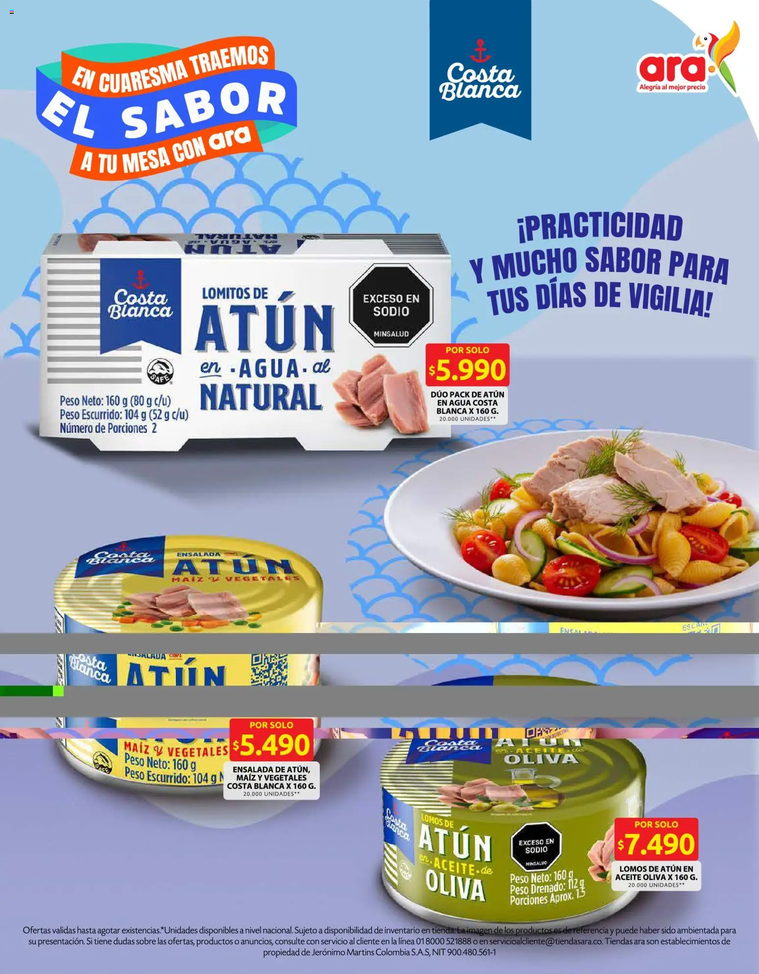 Ara revista - valida desde el 20.03.2026 | Página: 7 | Productos: Ensalada, Peso, Maiz, Aceite