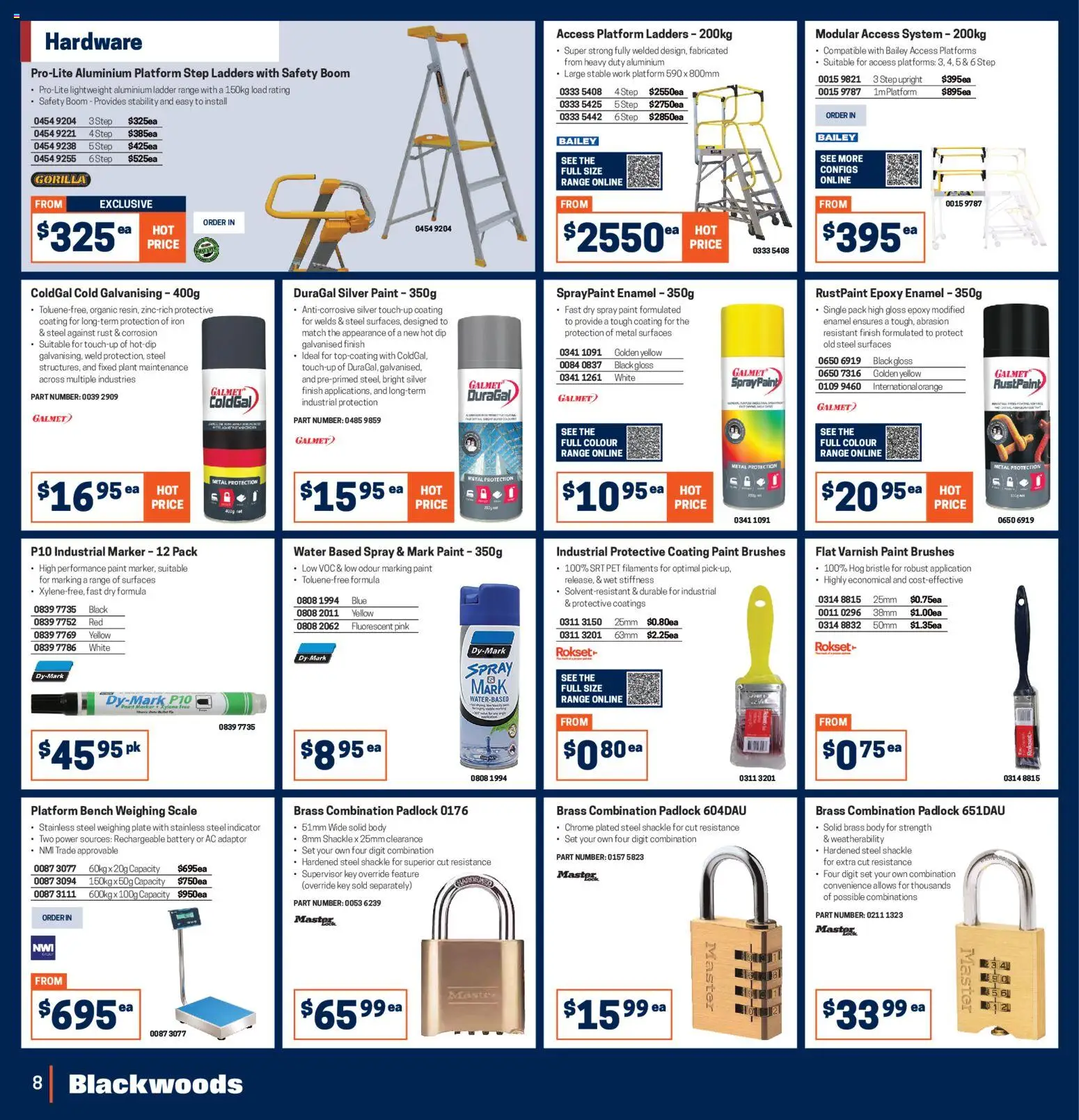 Black Woods catalogue - valid from 03.11.2025 | Page: 8 | Products: Battery, Water, Adaptor, Bench