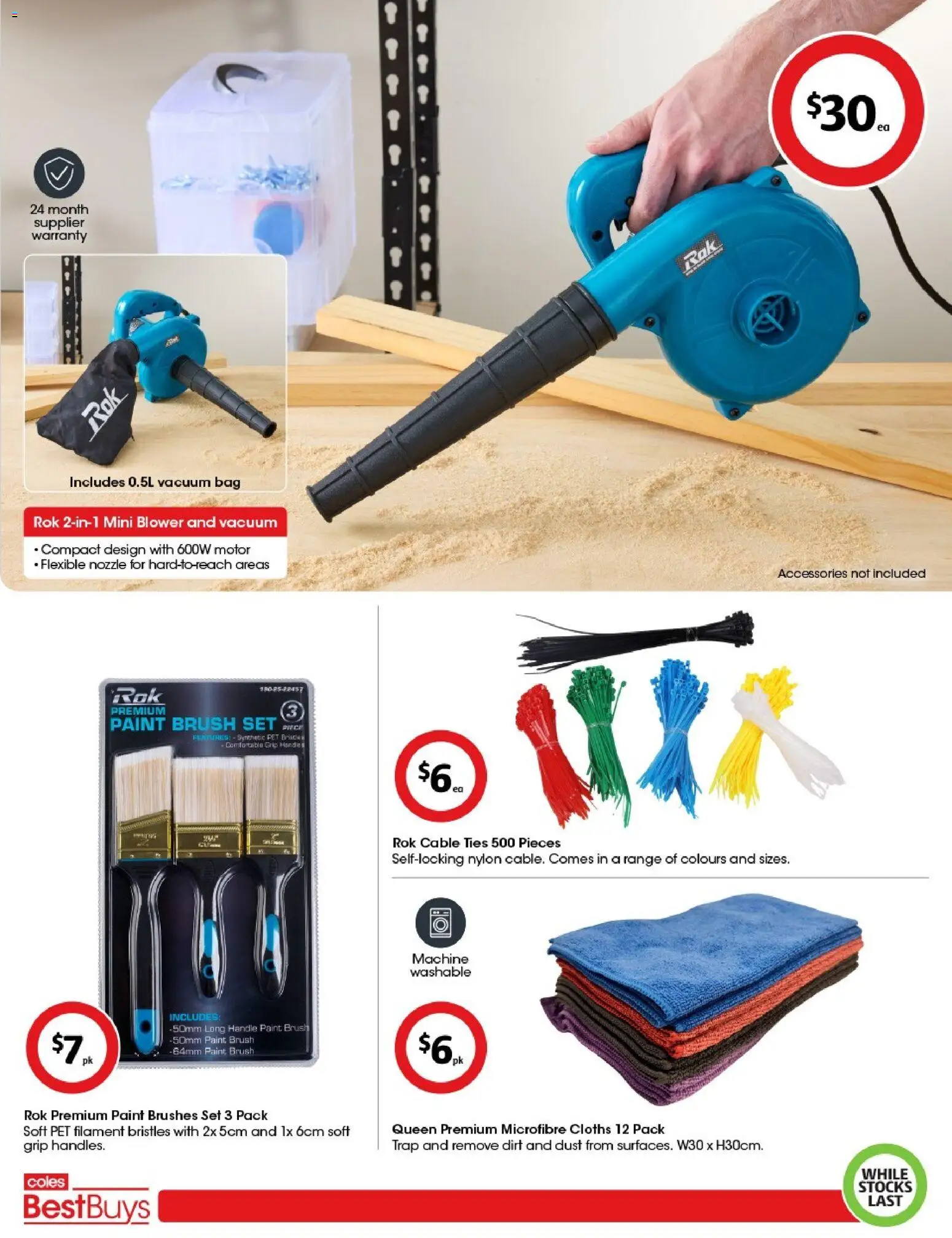 Coles catalogue - valid from 13.02.2026 | Page: 5 | Products: Table, Accessories, Cable, Bag