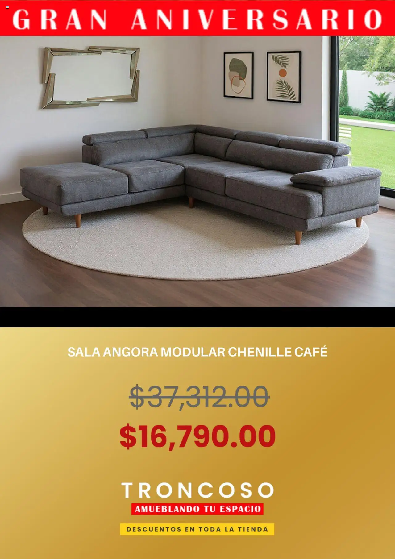 Nuevas ofertas de Muebles Troncoso válidas en toda la República Mexicana desde el 01.10.2025. ¡Encuentra las mejores ofertas en Muebles Troncoso - Catálogo! | Página: 5 | Productos: Café, Modular