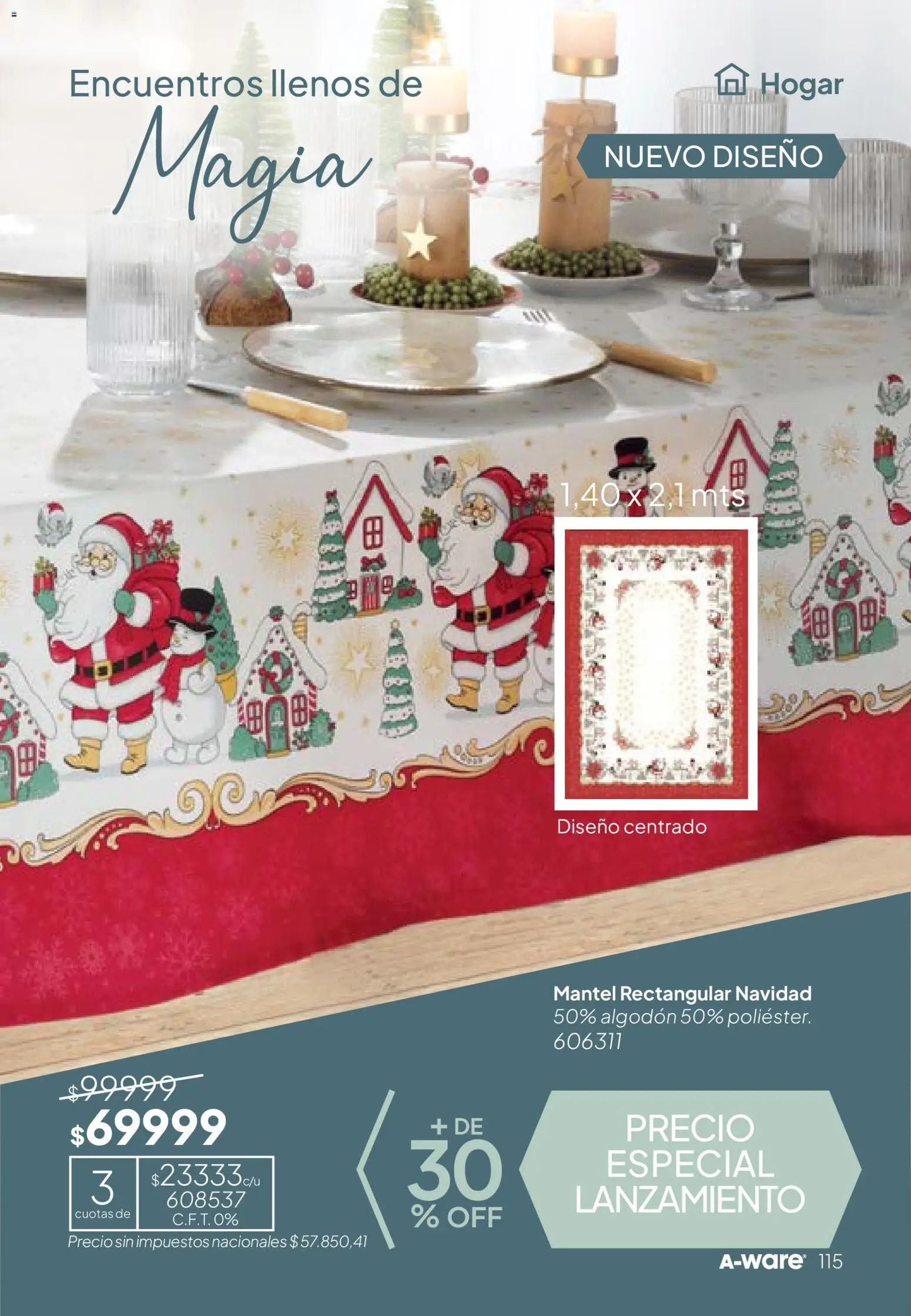 Tupperware Folleto │ válido desde el 24.11.2025 | Página: 116 | Productos: Algodón, Mantel