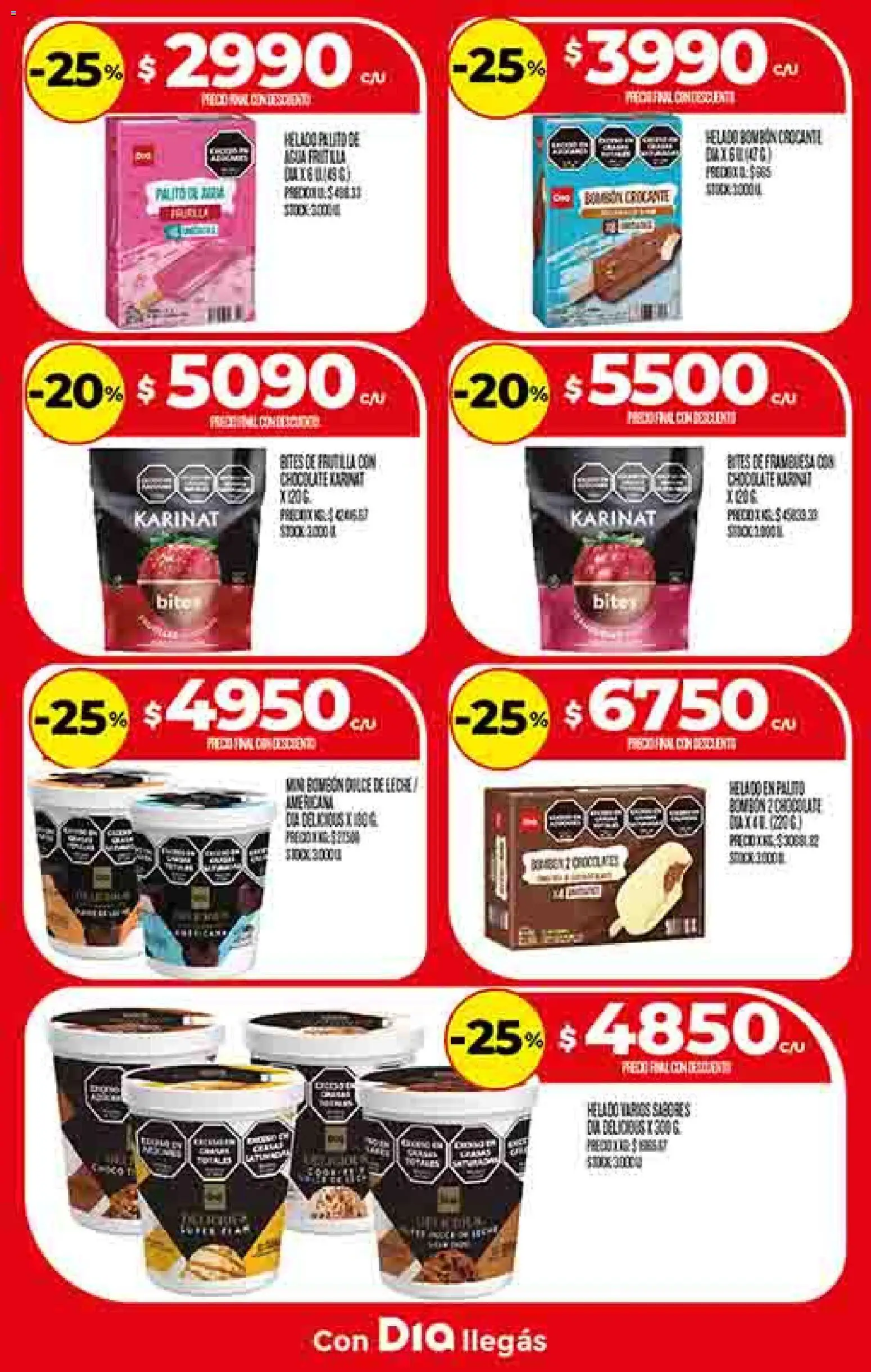 Supermercado DIA Ofertas │ válido desde el 12.11.2025 | Página: 15 | Productos: Frutilla, Dulce de leche, Agua, Leche
