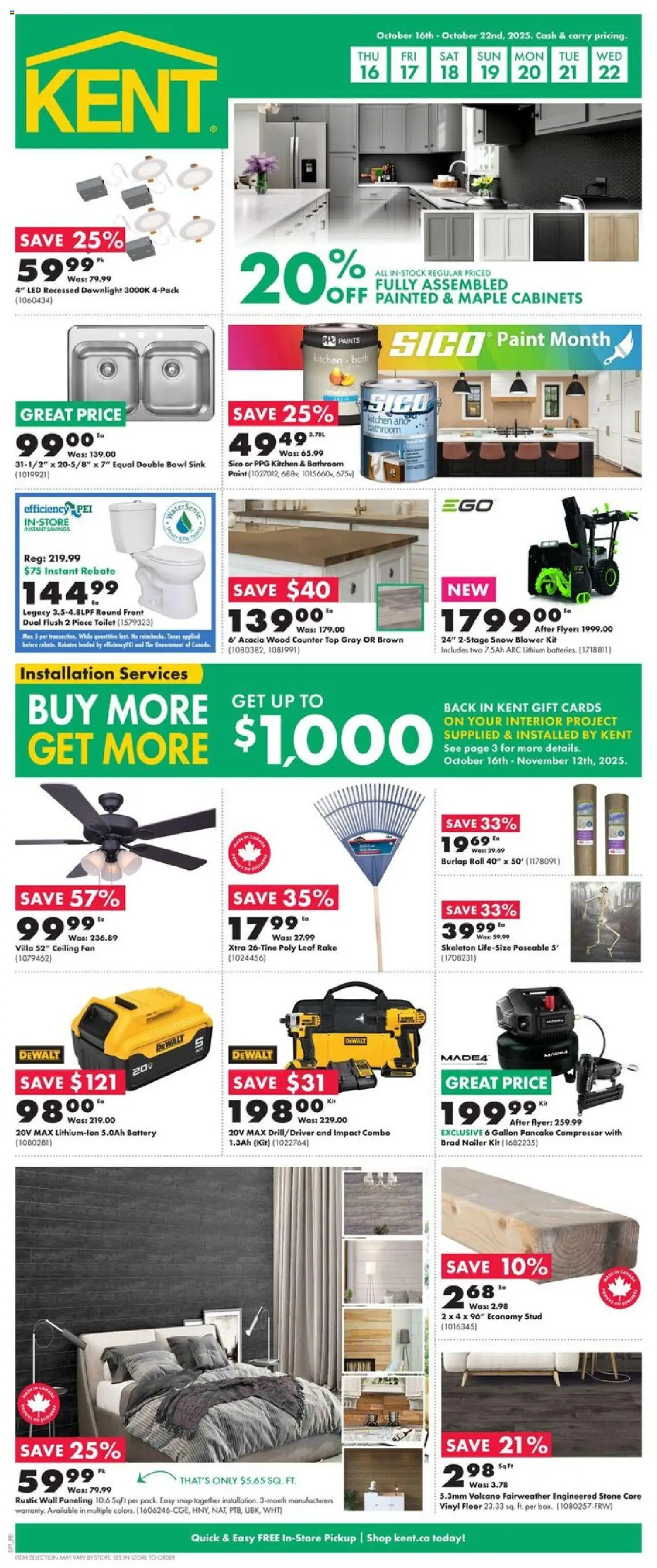 Kent flyer valid from 16.10.2025 | Page: 3 | Products: Fan, Battery