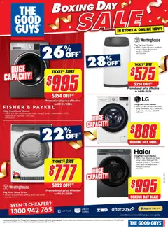 Preview of The Good Guys  Catalogue  - valid from 17.12.2025 | Page: 6 | Products: Detergent, Dryer, Washer