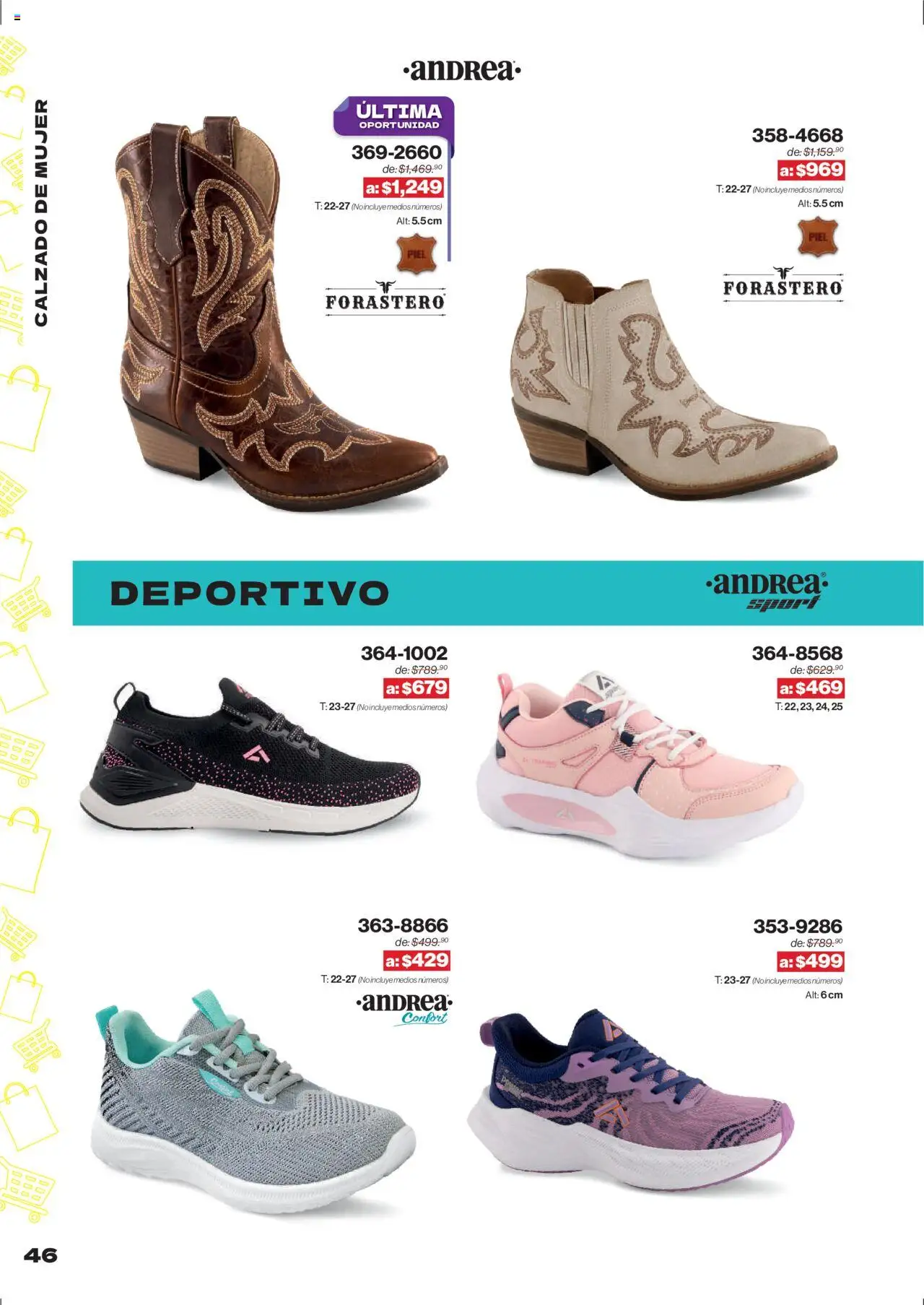 Nuevas ofertas de Andrea válidas en toda la República Mexicana desde el 10.08.2025. ¡Encuentra las mejores ofertas en Andrea - Catálogo Outlet! | Página: 46
