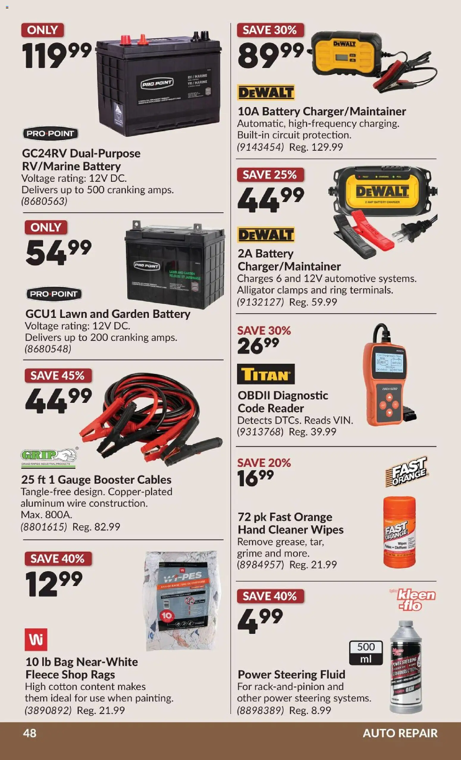 Princess Auto flyer valid from 24.03.2026 | Page: 56 | Products: Bag, Battery