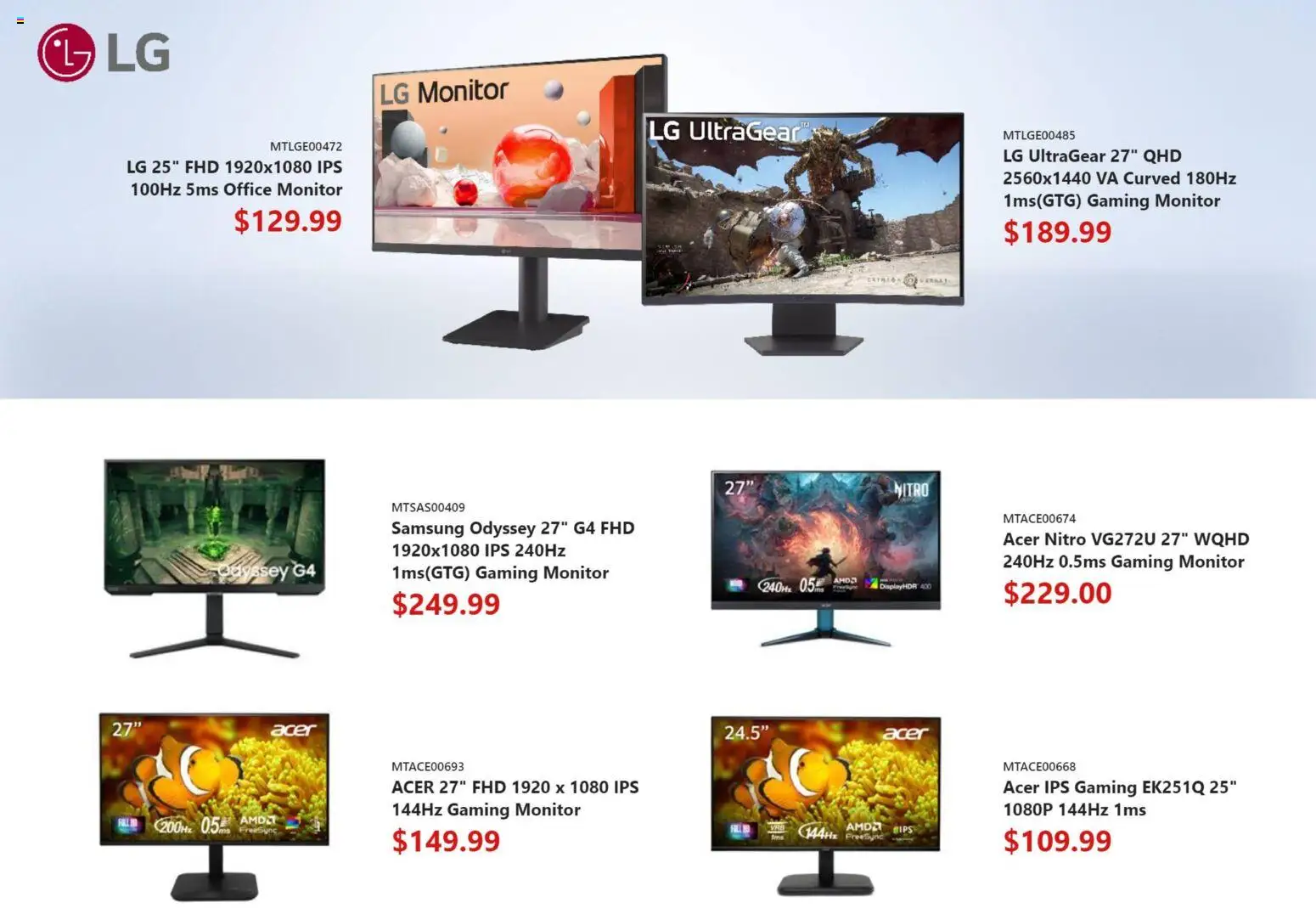 Canada Computers flyer valid from 24.10.2025 | Page: 8 | Products: Monitor