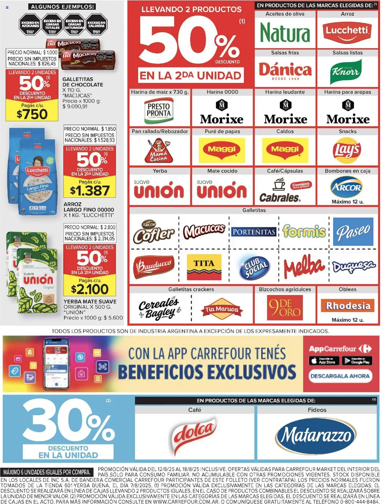 Carrefour Market catálogo │ válido desde el 12.08.2025 | Página: 3 | Productos: Mate, Sobre, Caja, Oliva