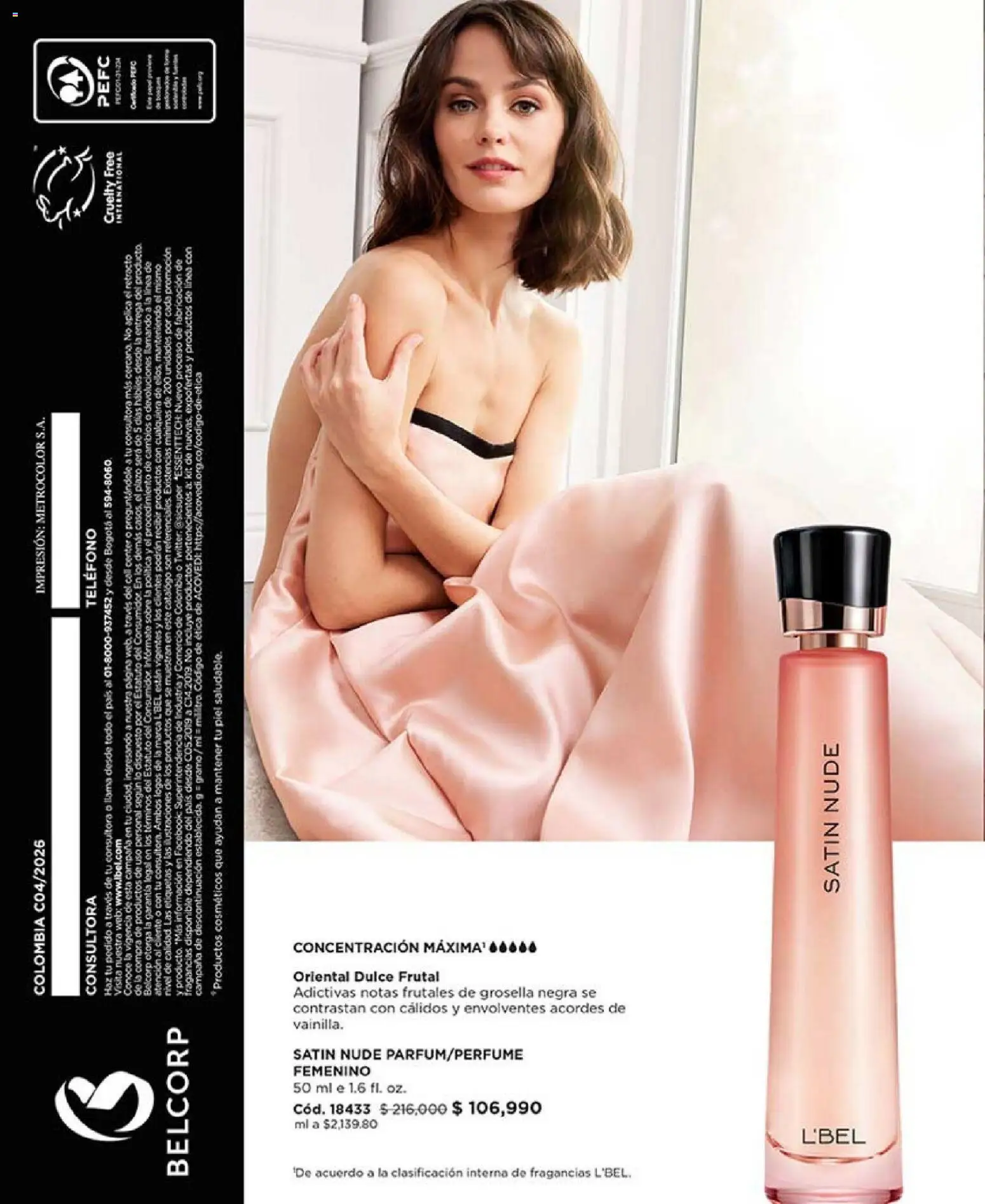 L'Bel revista - valida desde el 20.02.2026 | Página: 106 | Productos: Teléfono, Sobre