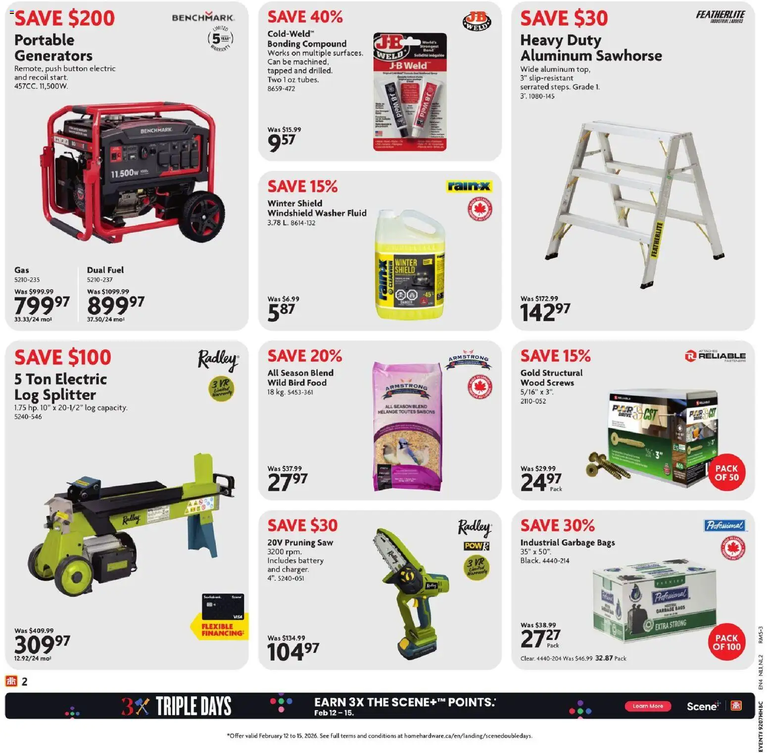 Home Hardware flyer valid from 12.02.2026 | Page: 3 | Products: Battery