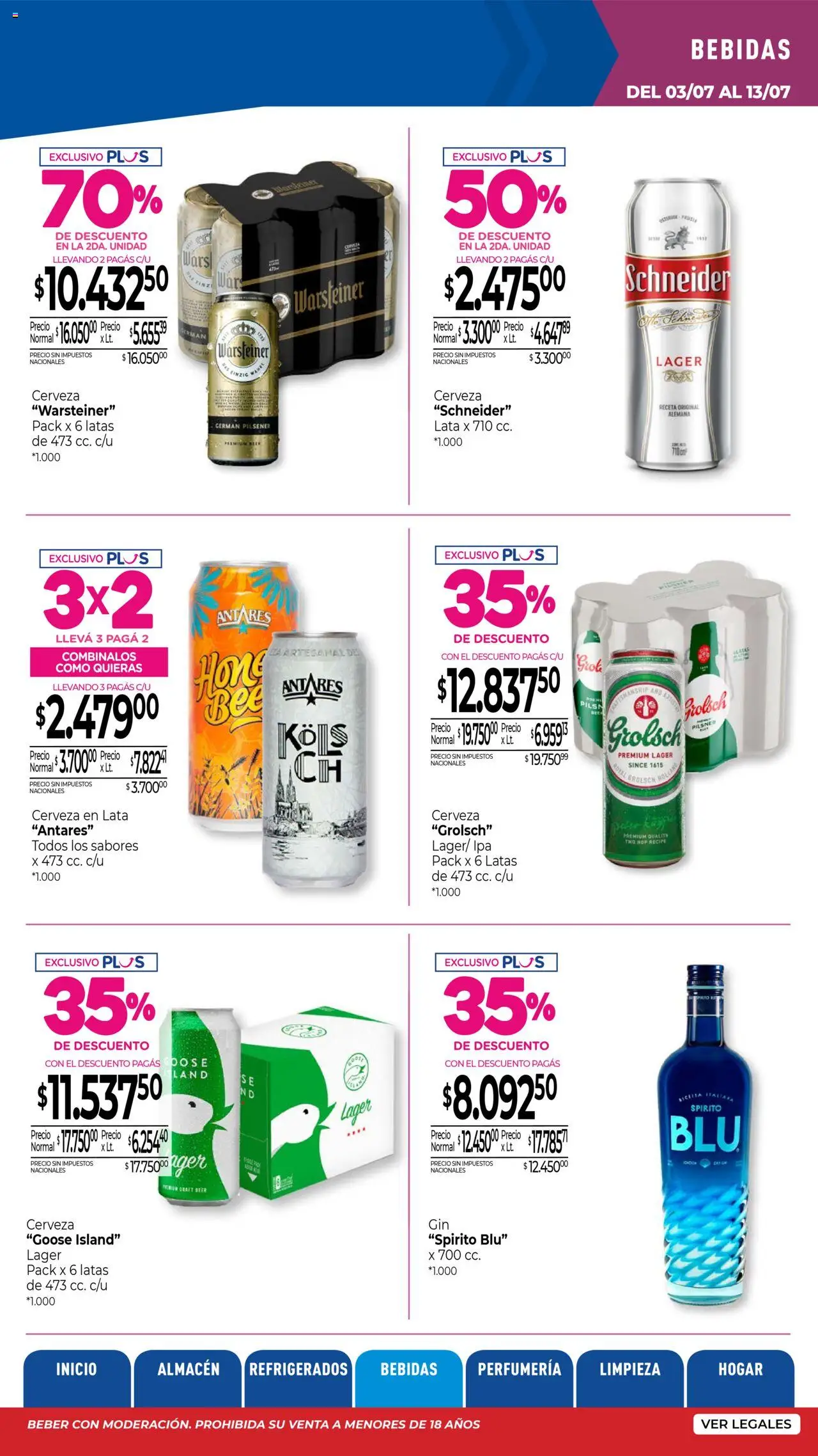 La Anonima - Insuperables - z5 │ válido desde el 03.07.2025 | Página: 20 | Productos: Cerveza