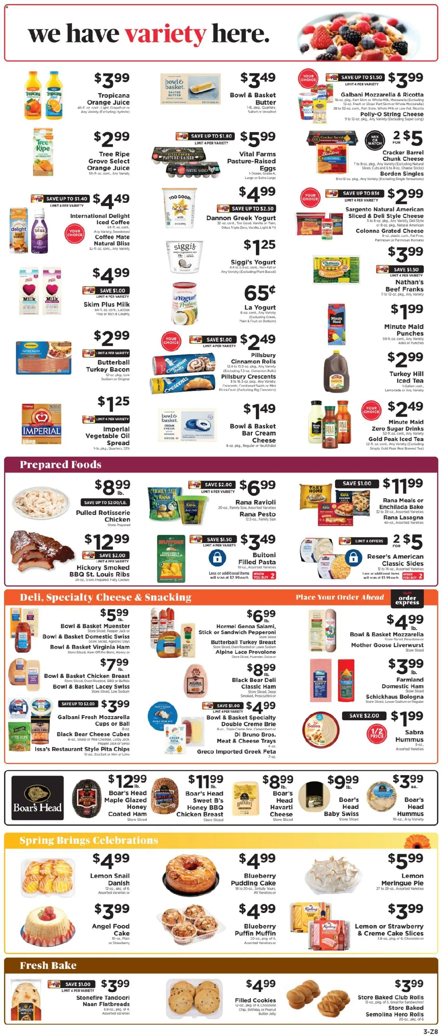 ShopRite Weekly Ad - valid from 10.04.2026 | Page: 7 | Products: Milk, Oil, Ham, Beef