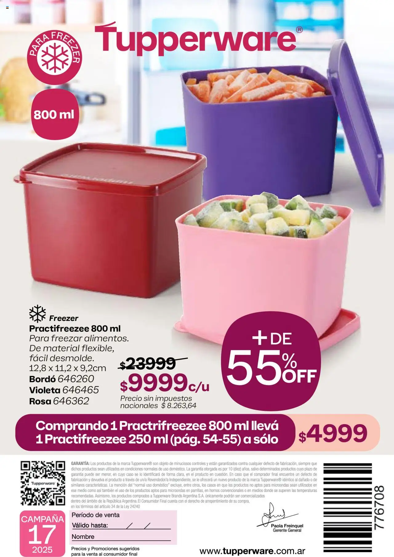 Tupperware - Campaña 17/2025 │ válido desde el 13.10.2025 | Página: 101 | Productos: Caso, Microondas, General, Freezer
