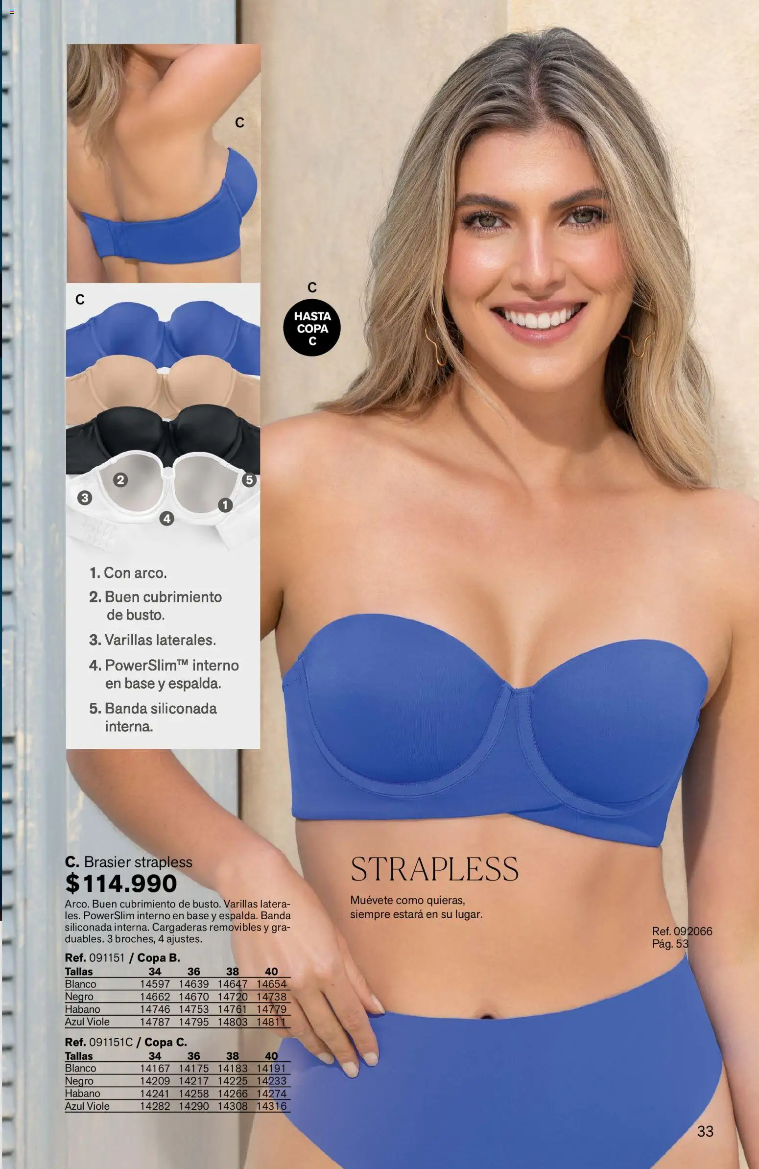 Leonisa revista - valida desde el 03.04.2026 | Página: 33 | Productos: Brasier