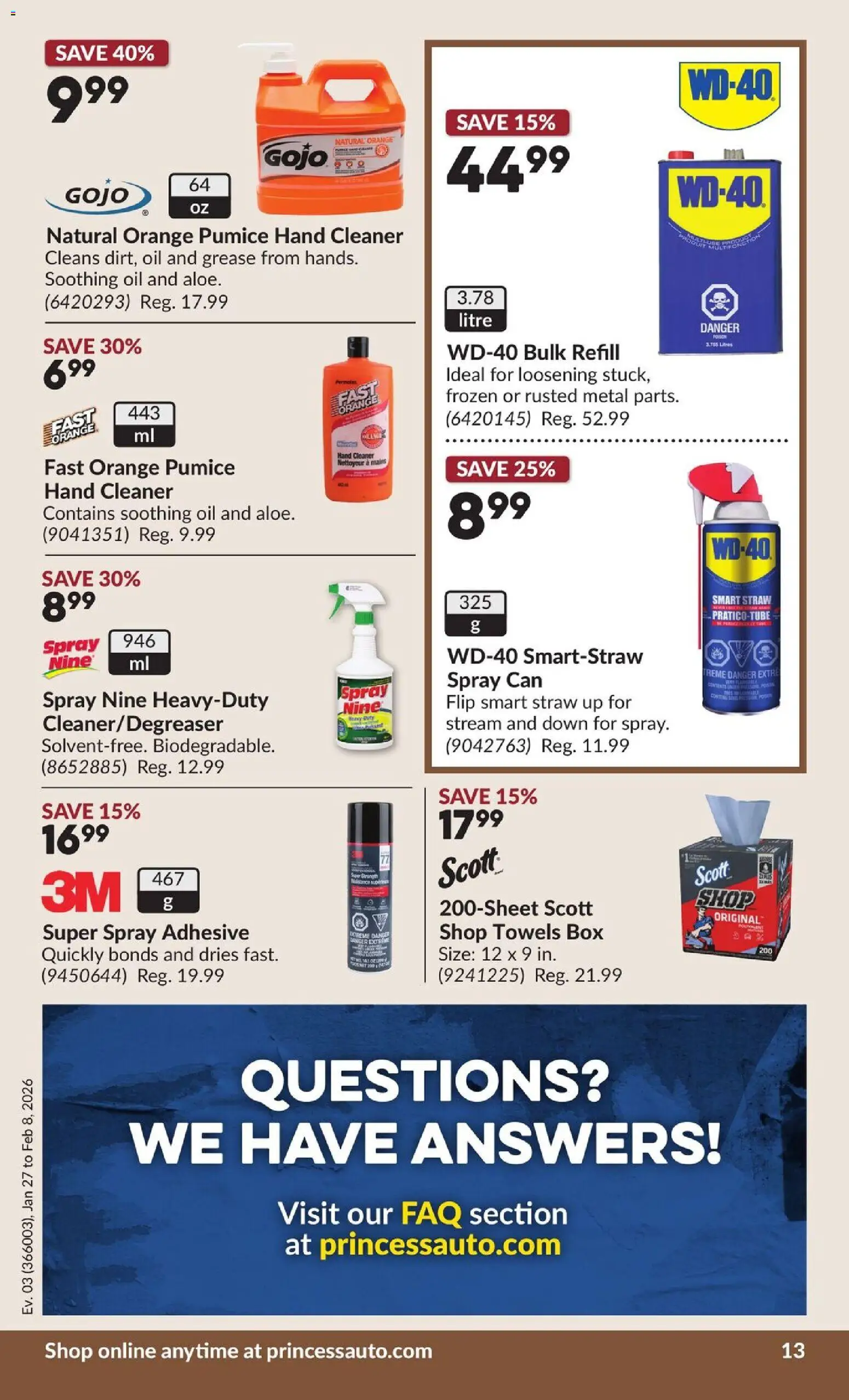 Princess Auto flyer valid from 27.01.2026 | Page: 21 | Products: Box, Oil